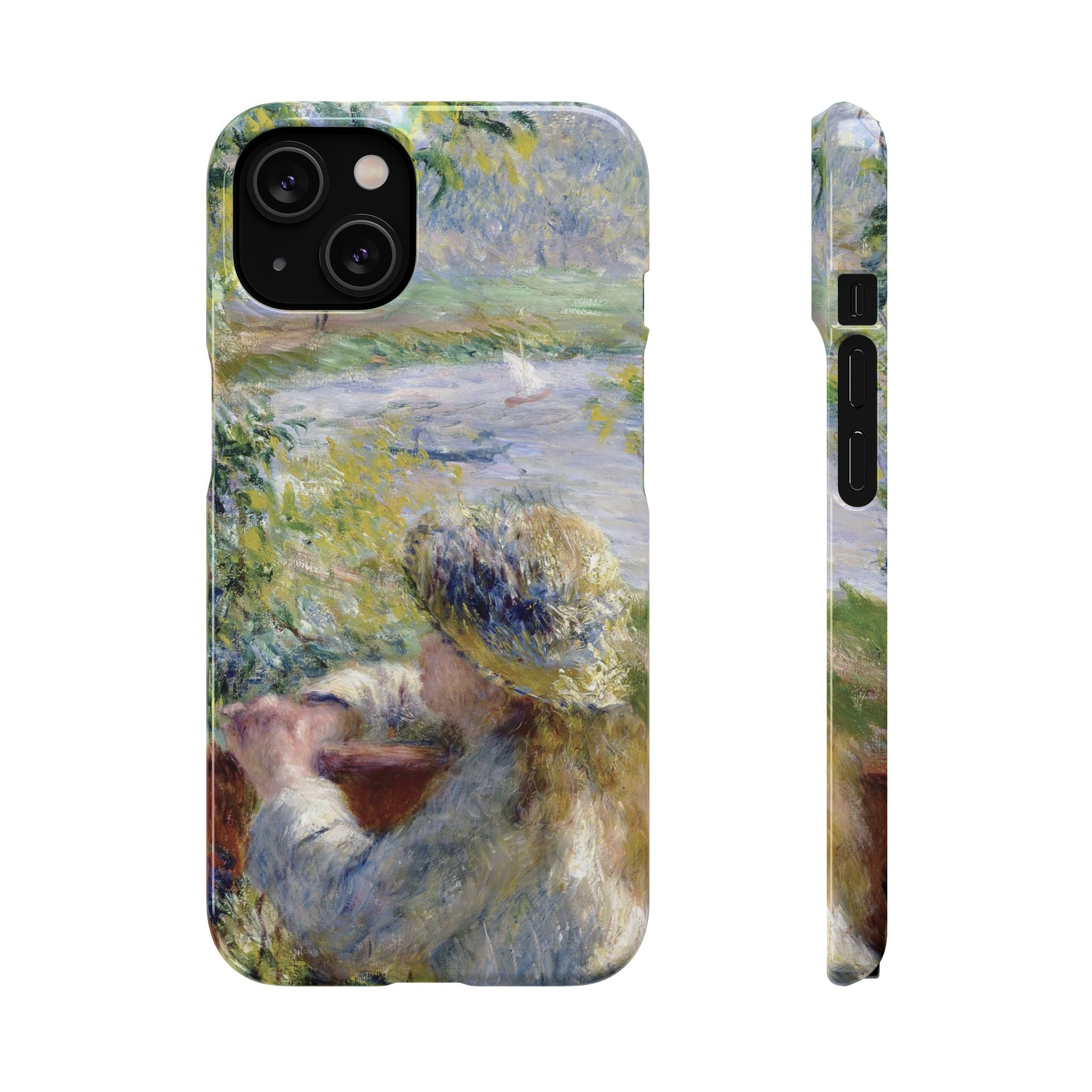 By the Water by Pierre Auguste Renoir - iPhone Slim Case