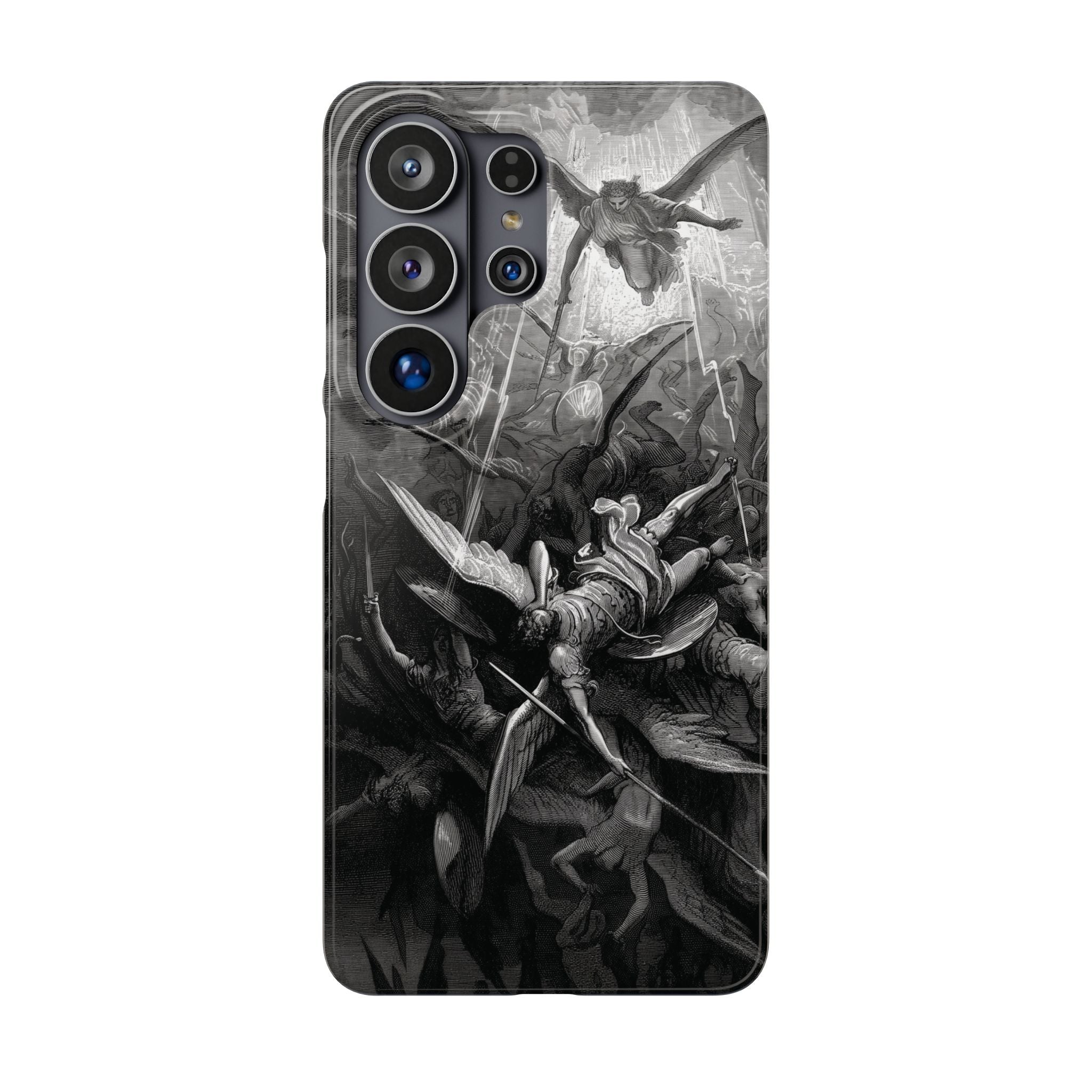 Paradise Lost |The Battle in Heaven by Gustave Doré - Samsung Slim Case