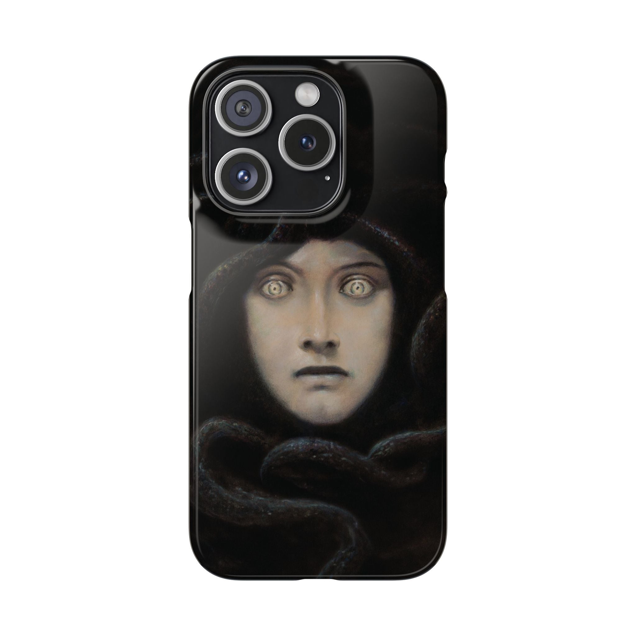 Head of Medusa by Franz von Stuck - iPhone Slim Case