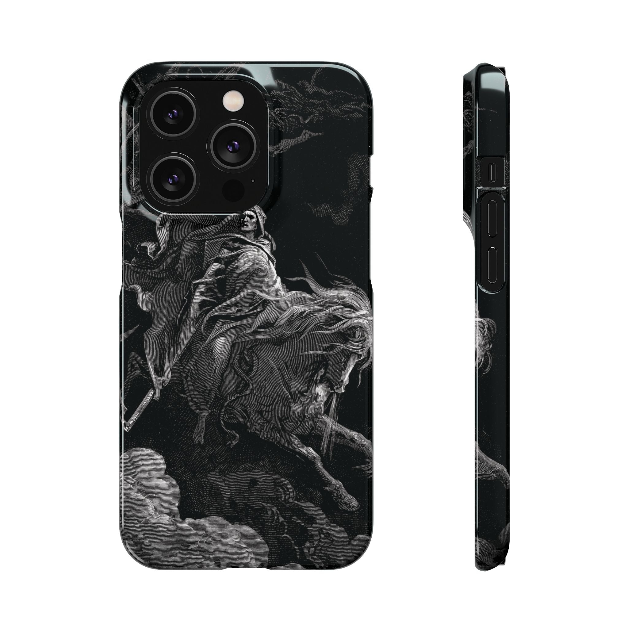 Death on the Pale Horse by Gustave Dore - iPhone Slim Case