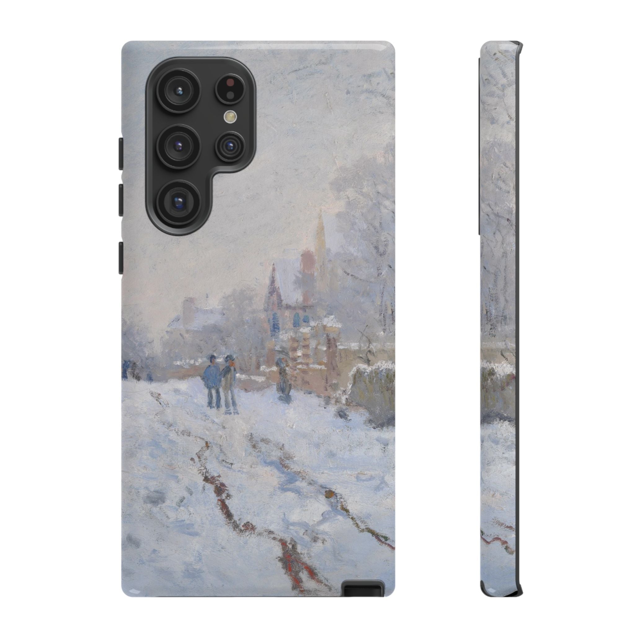 Snow Scene at Argenteuil by Claude Monet - Samsung Tough Case