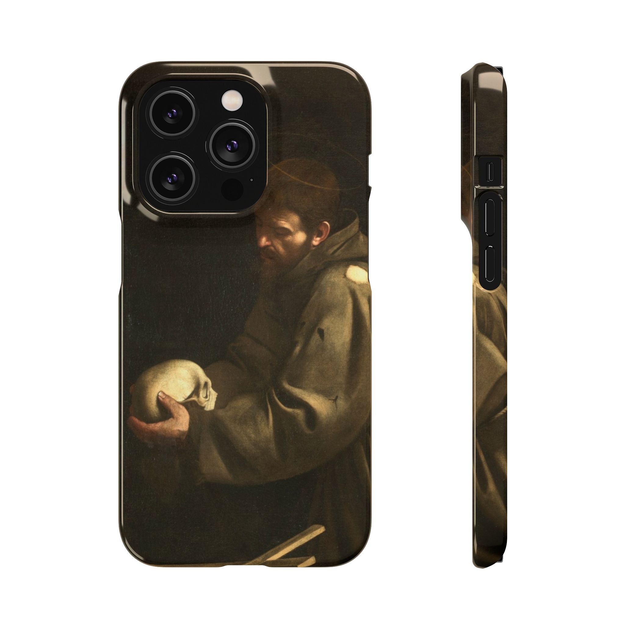 San Francesco in meditazione by Caravaggio - iPhone Slim Case