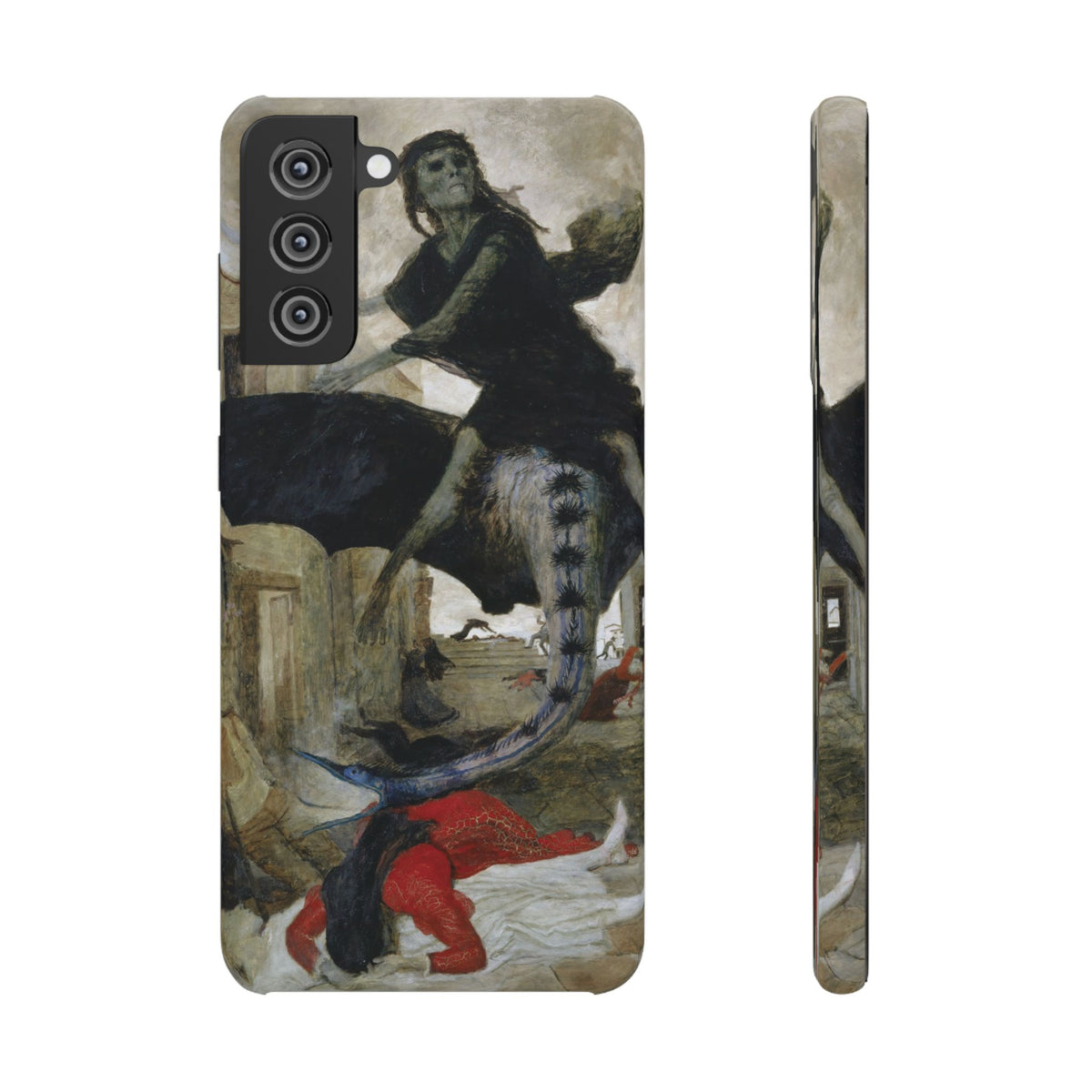 The Plague by Arnold Böcklin - Samsung Slim Case
