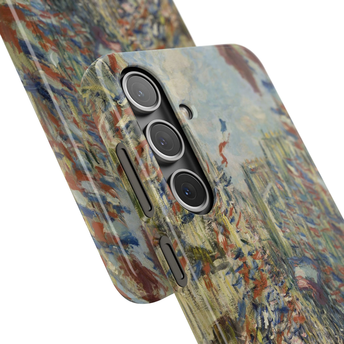 La Rue Montorgueil a Parigi di Claude Monet - Cover sottile per Samsung