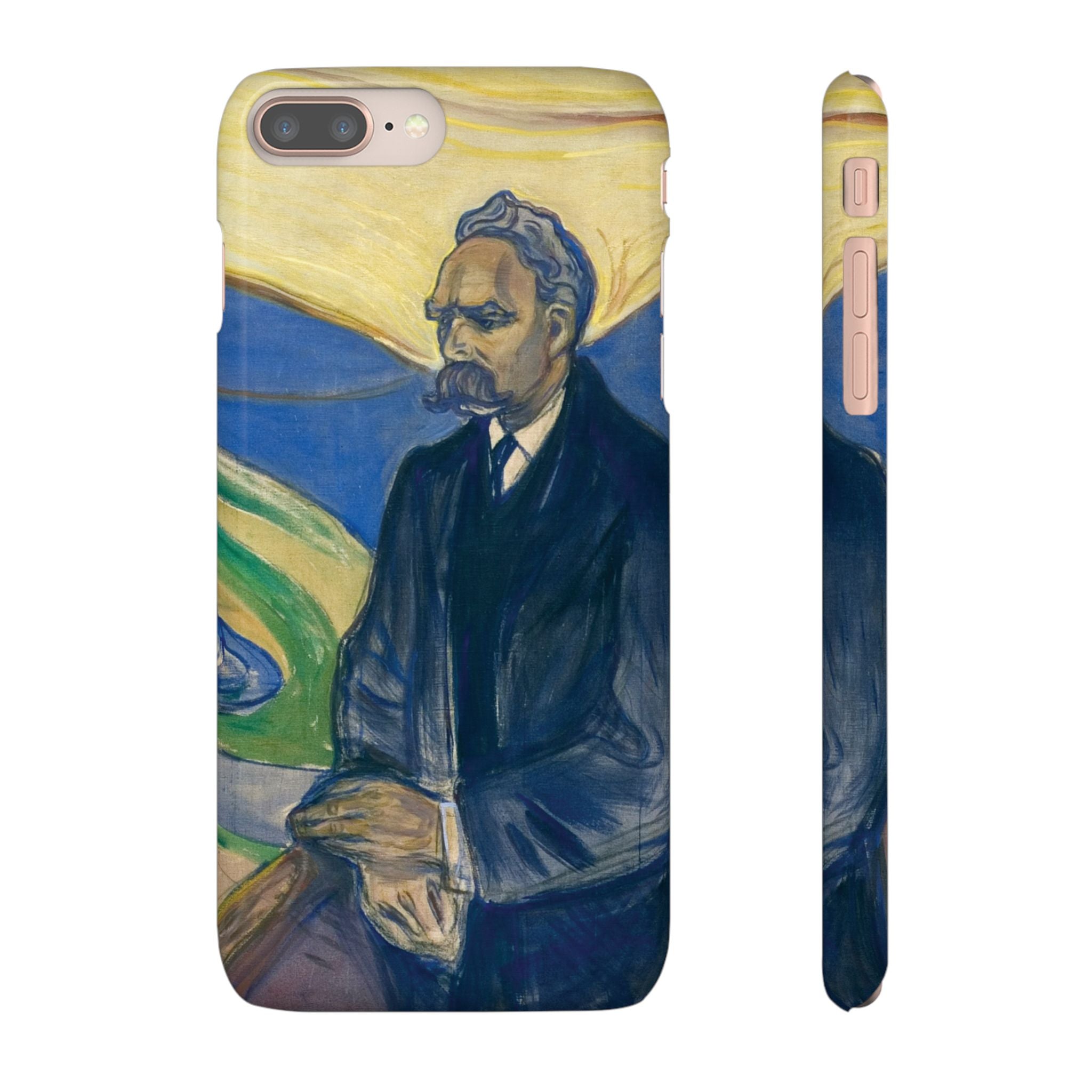 Portrait of Friedrich Nietzsche by Edvard Munch - iPhone Slim Case