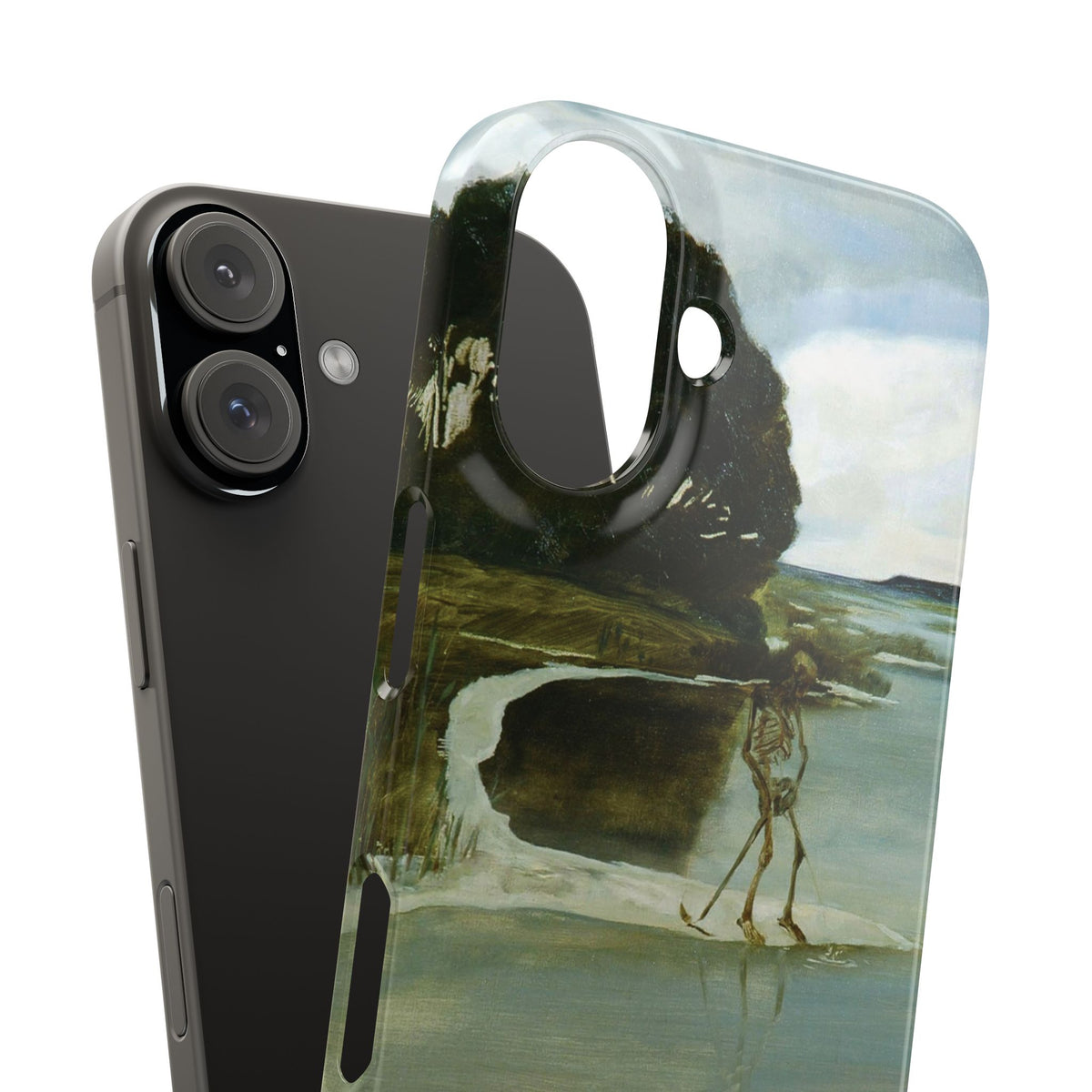 Death Peeing by Max Klinger - iPhone Slim Case