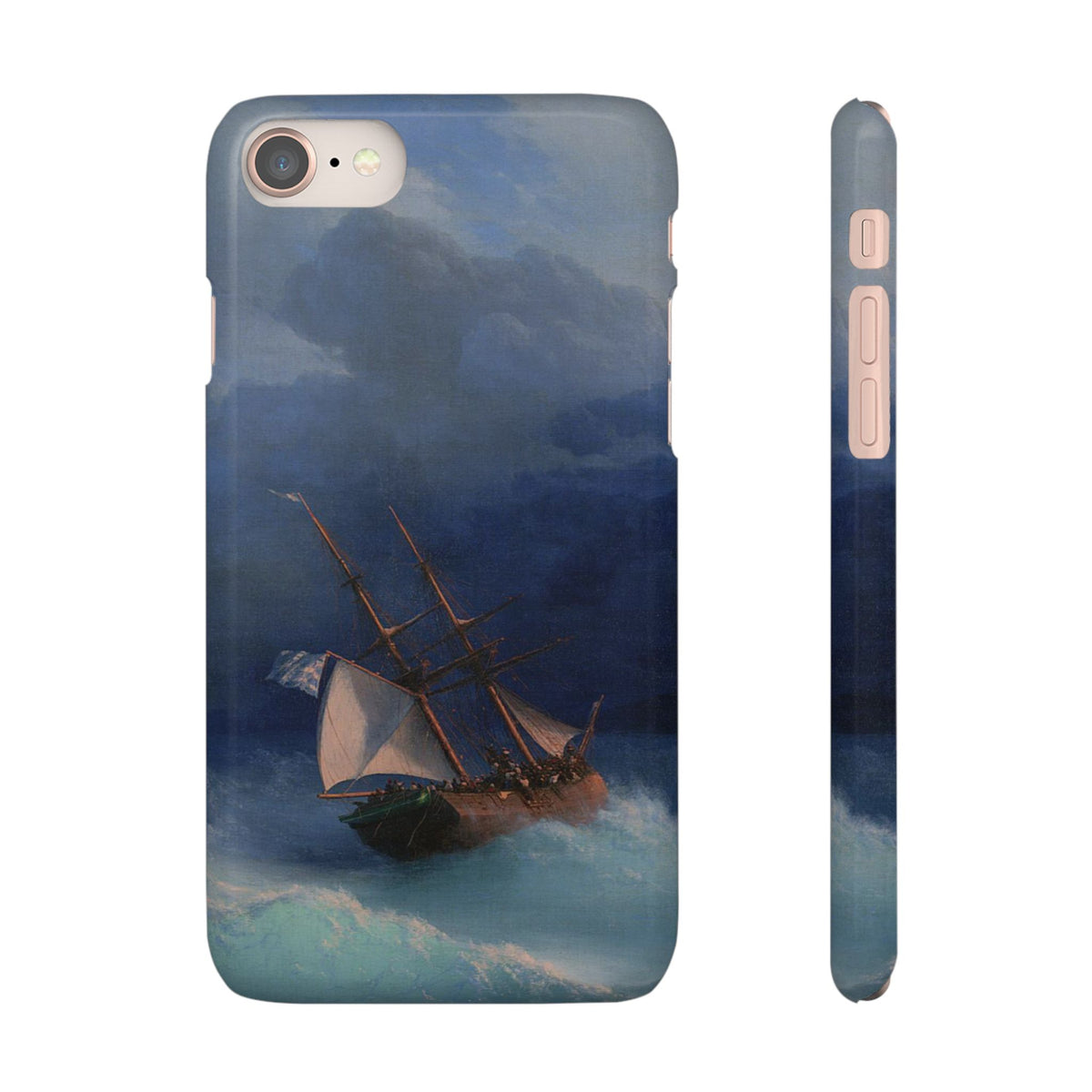 Along the Coast by Ivan Aivazovsky - iPhone Slim Case