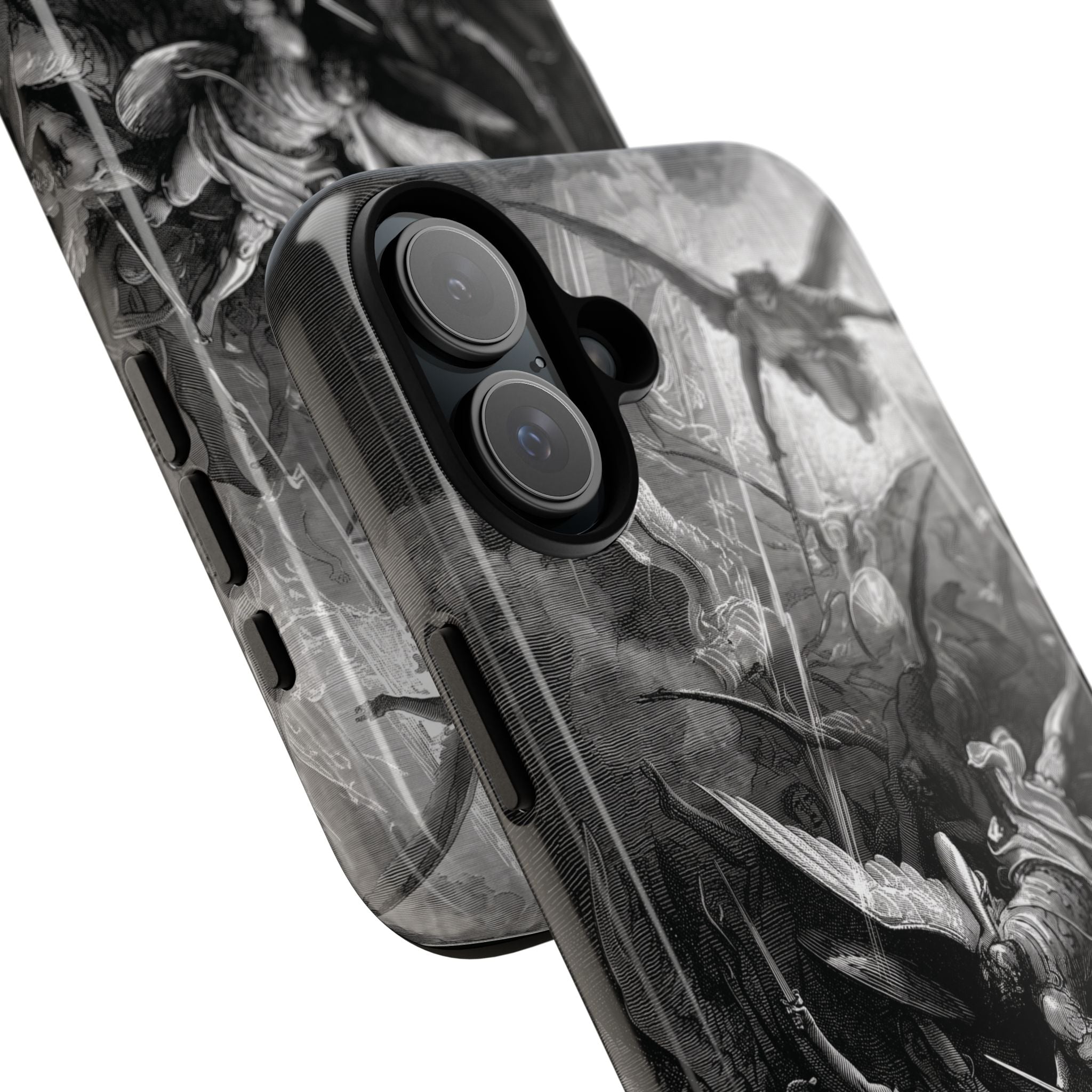 Paradise Lost | The Battle in Heaven by Gustave Doré - iPhone Tough Case