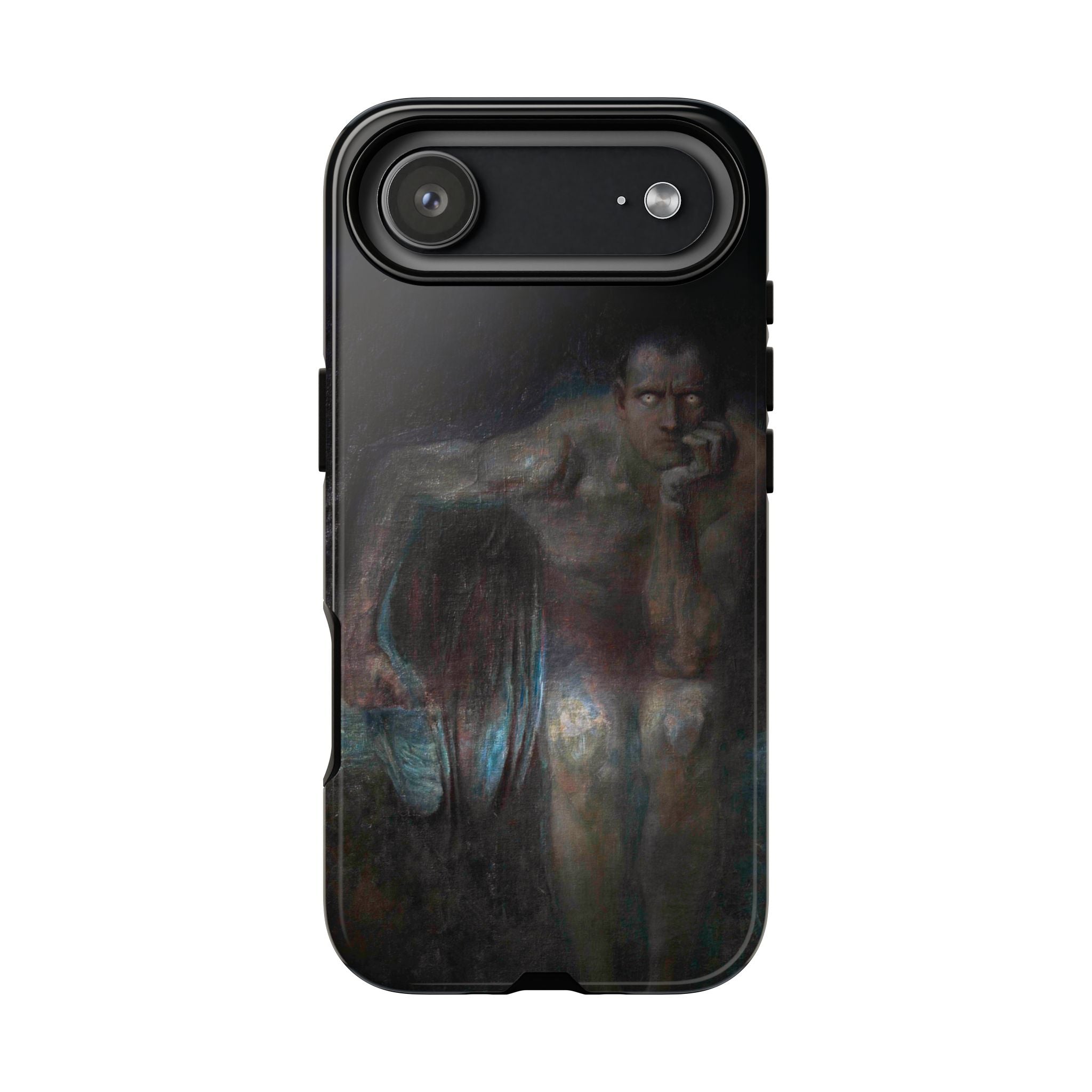 Lucifer by Franz von Stuck - iPhone Tough Case