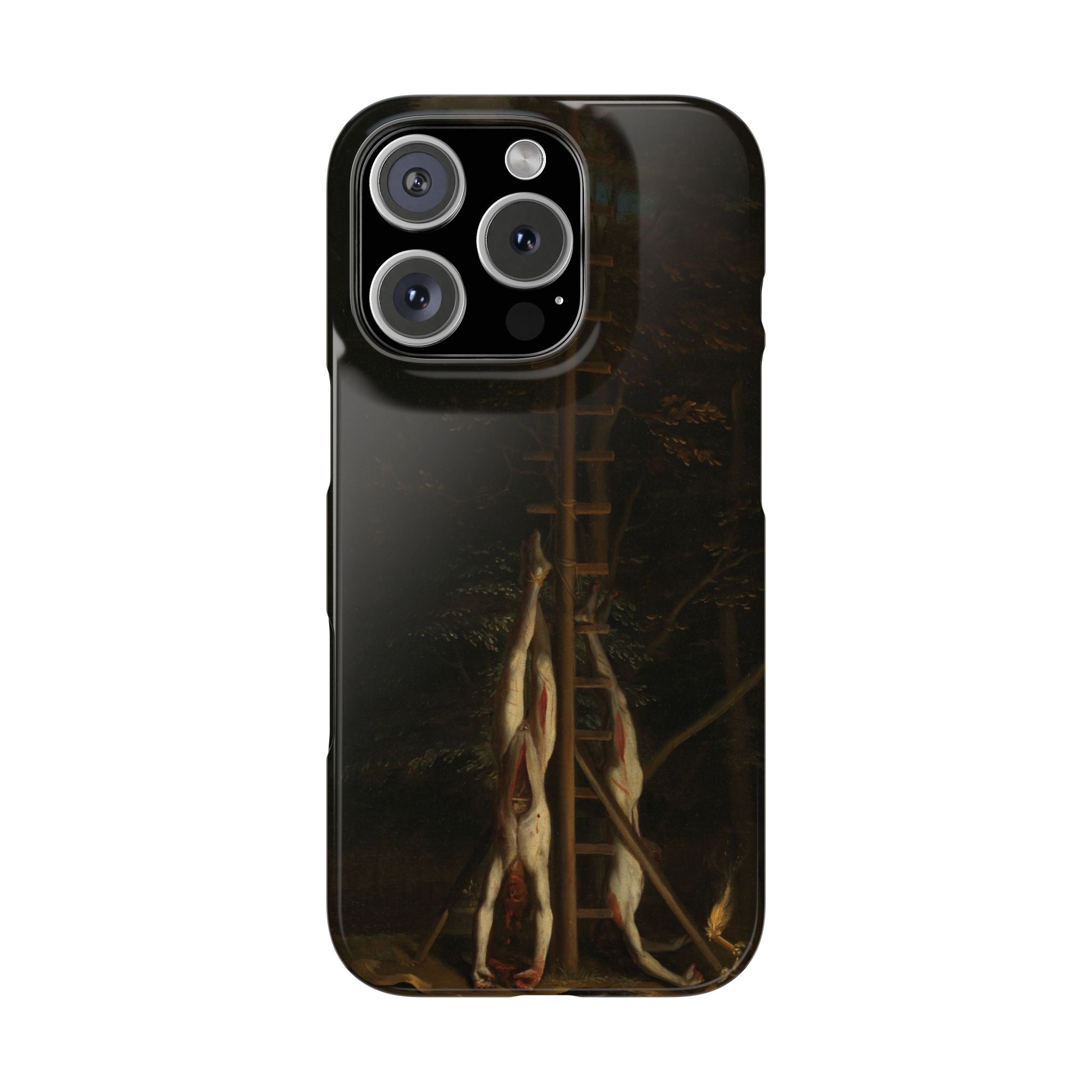 The Corpses of the De Witt Brothers by Jan de Baen - iPhone Slim Case