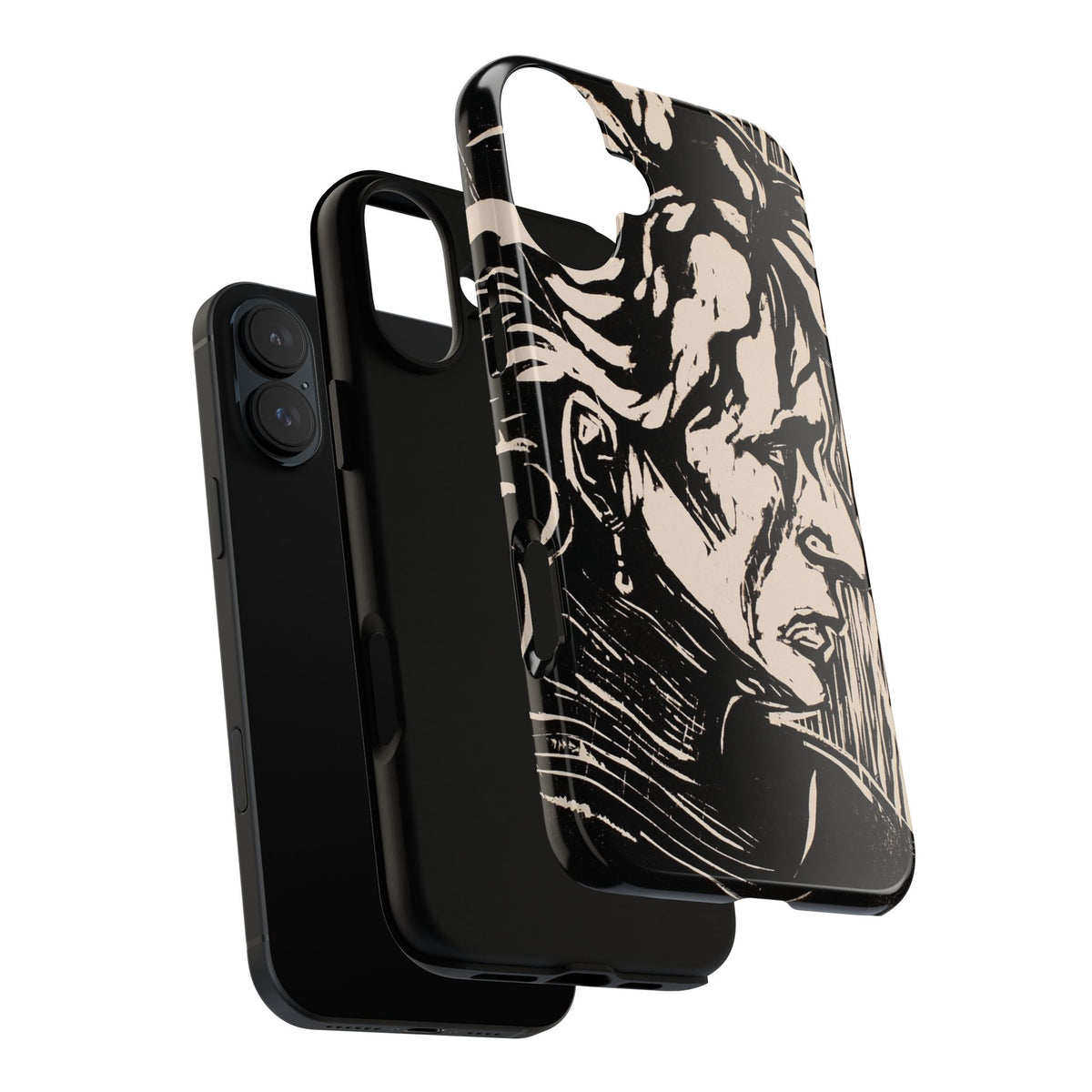 Ritratto di Dama Anziana di Edvard Munch - Cover Resistente per iPhone