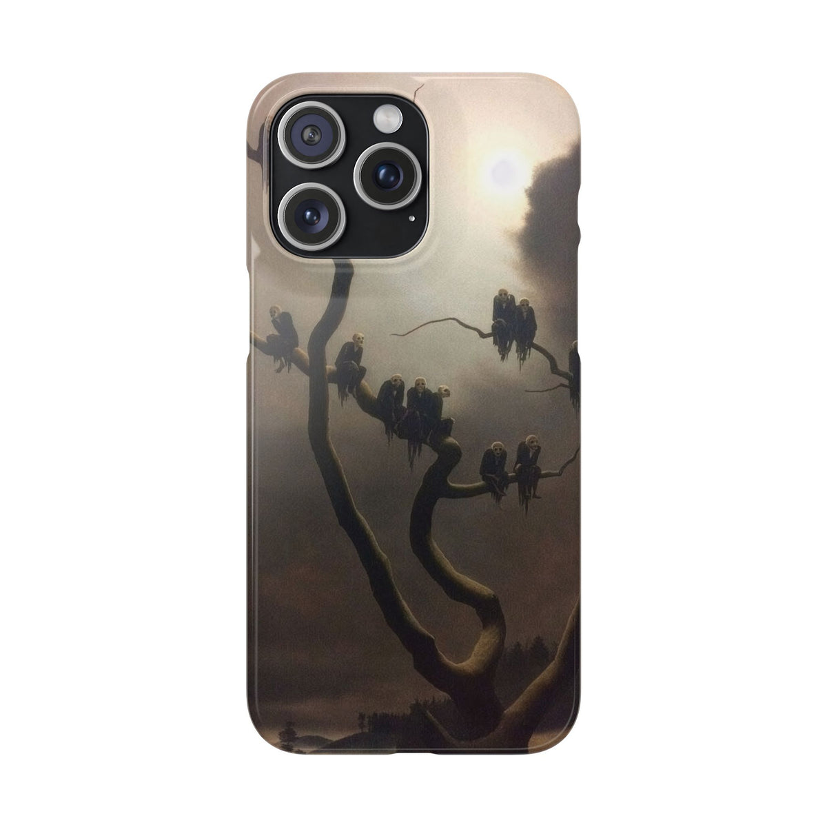 Ghosts on a Tree by Franz Sedlacek - iPhone Slim Case