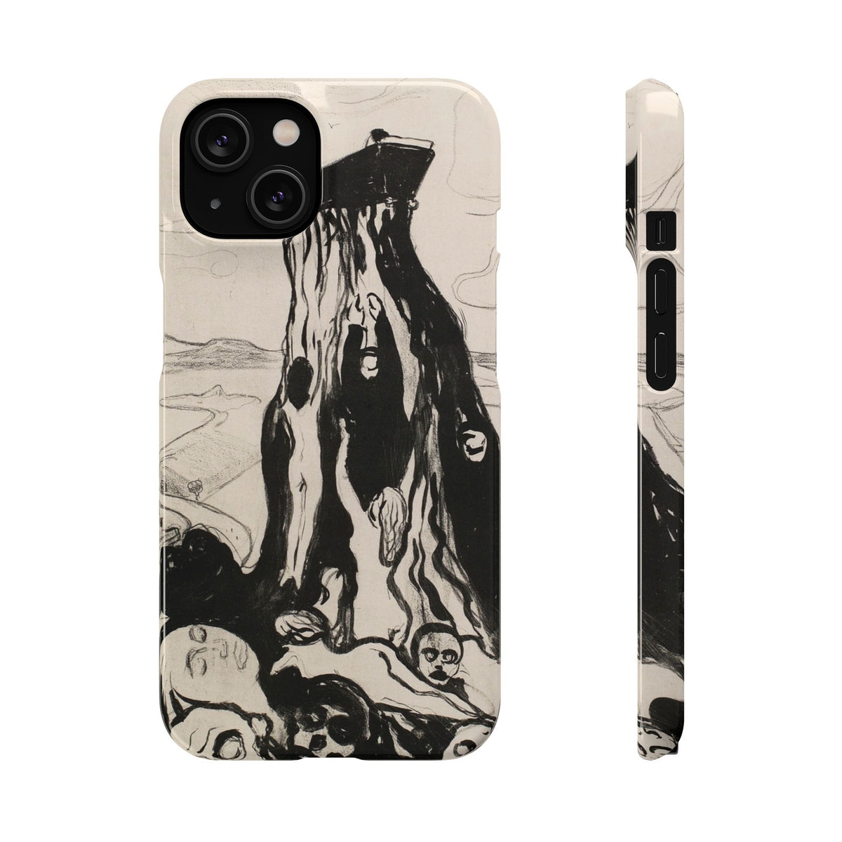Funeral March by Edvard Munch - iPhone Slim Case