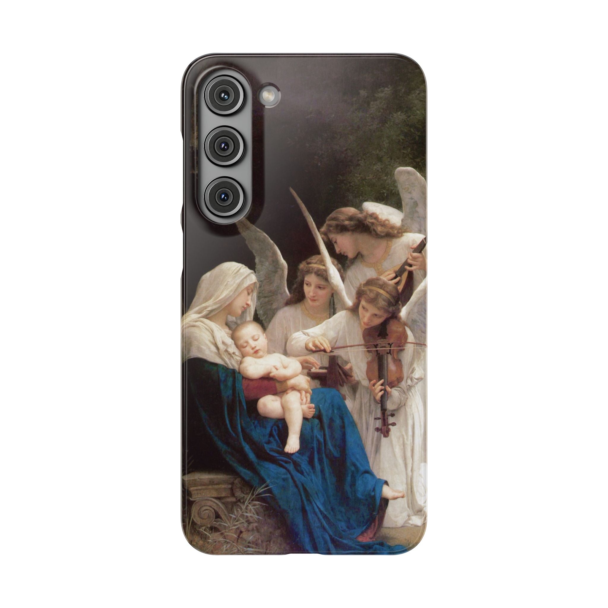 The Virgin of the angels by William-Adolphe Bouguereau - Samsung Slim Case