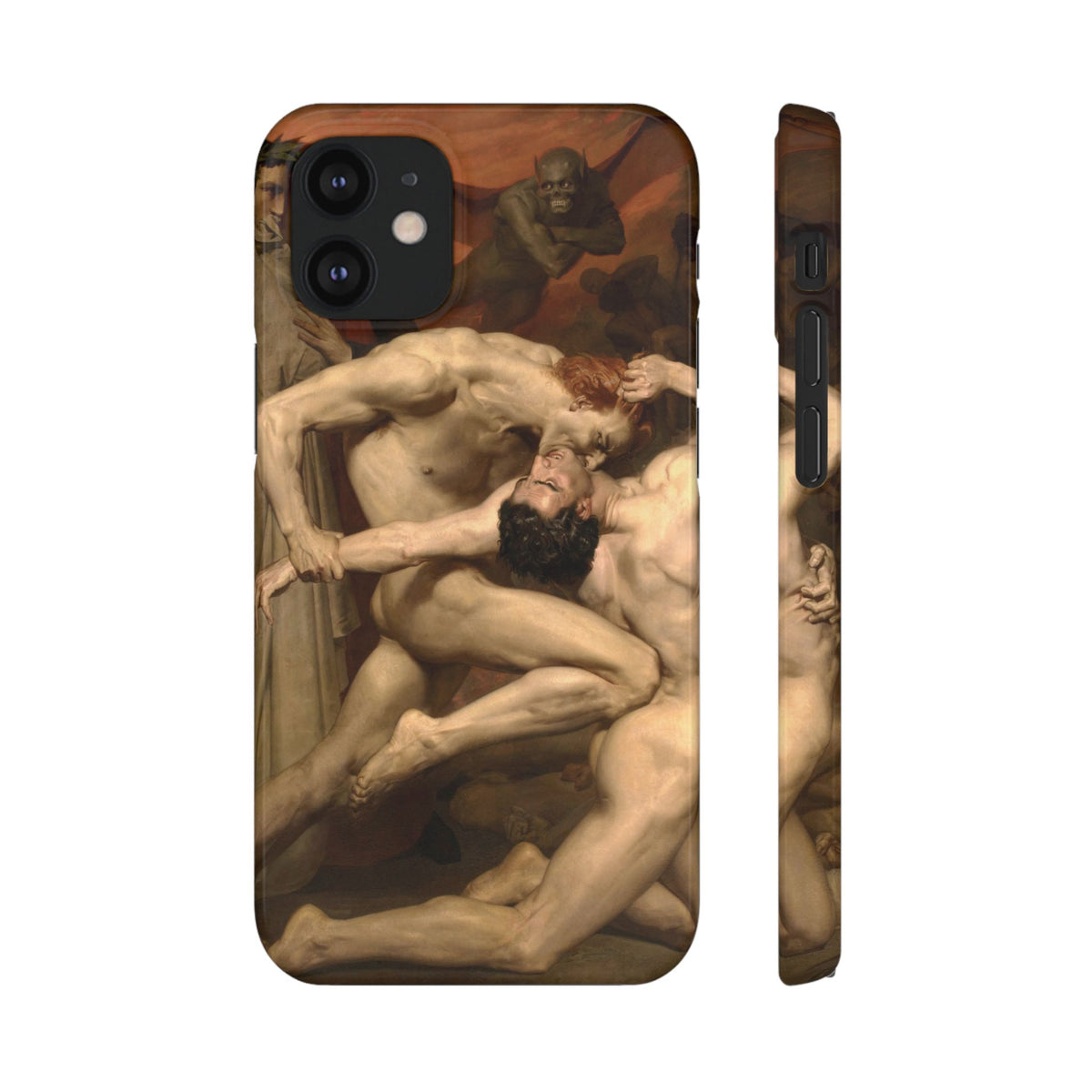 Dante and Virgile by William Bouguereau - iPhone Slim Case