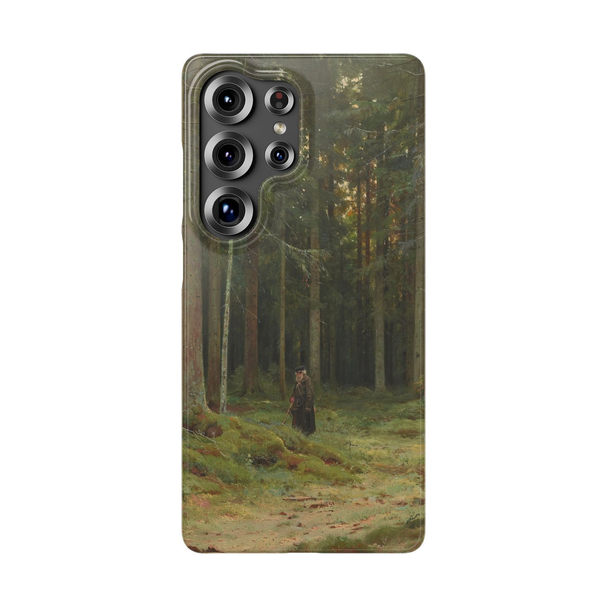 In the Forest of Countess Mordvinova Petergof by Ivan Ivanovich Shishkin - Samsung Slim Case
