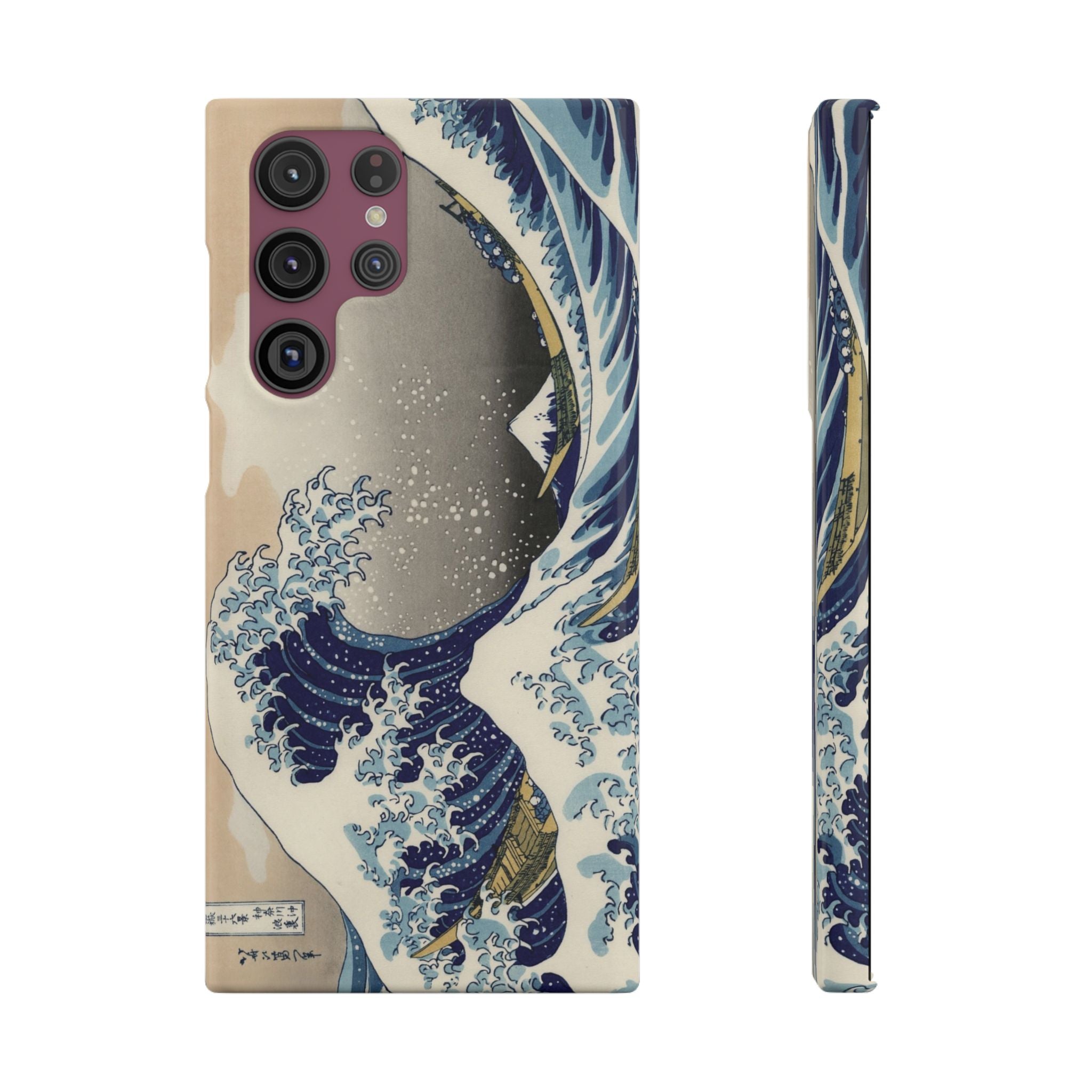 The Great Wave off Kanagawa by Hokusai - Samsung Slim Case