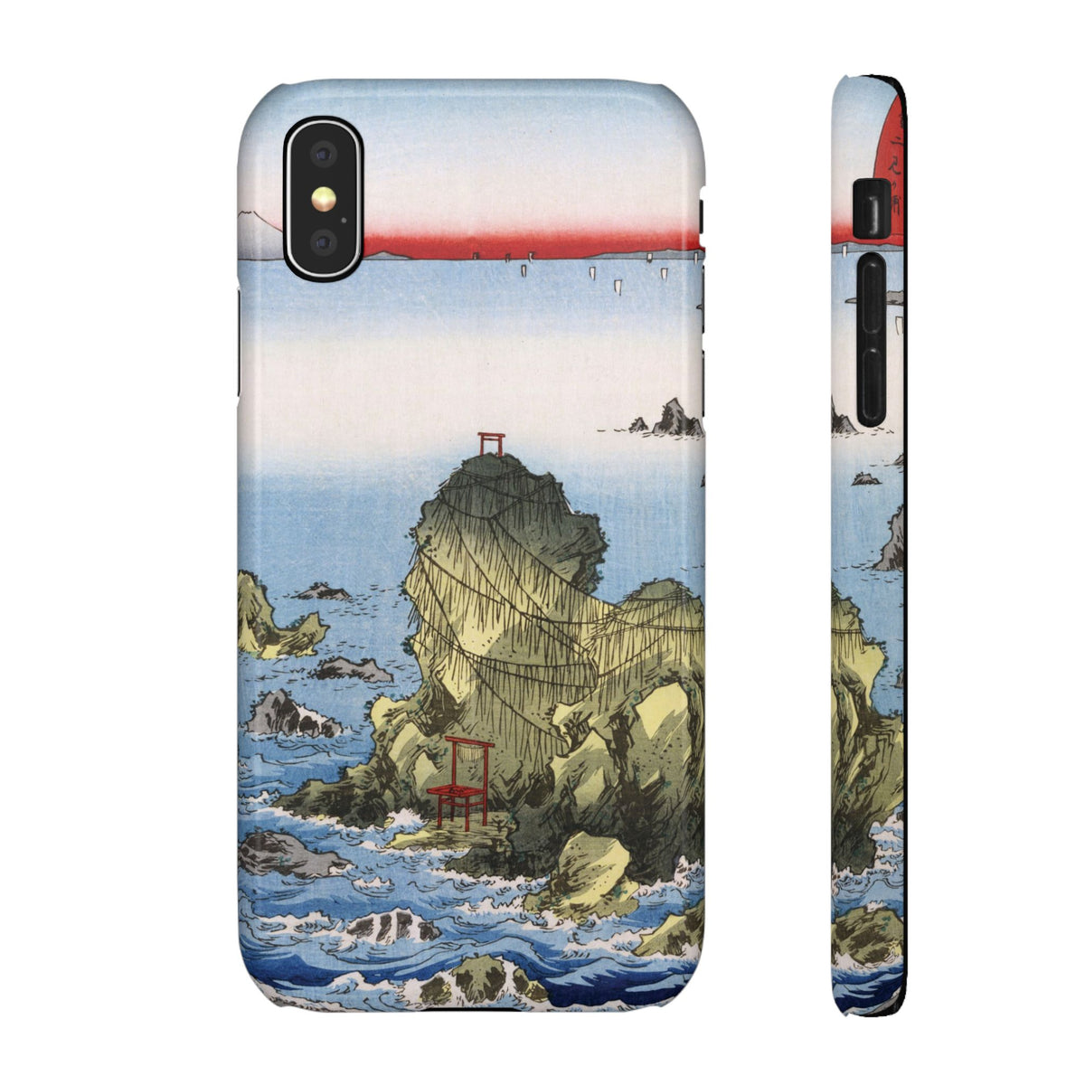 Futamigaura in Ise Province by Utagawa Hiroshige - iPhone Slim Case