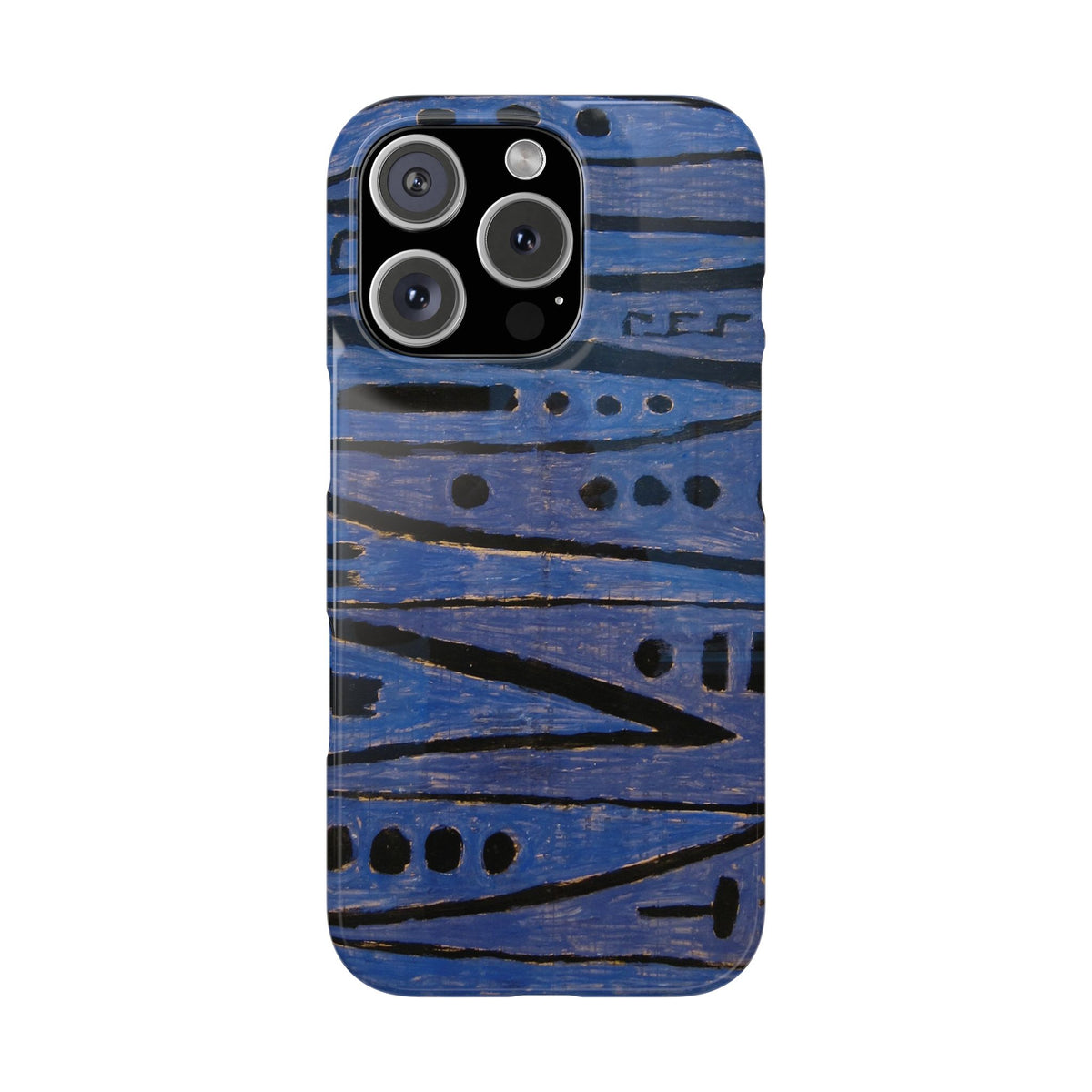 Heroic strokes of the bow by Paul Klee - iPhone Slim Case