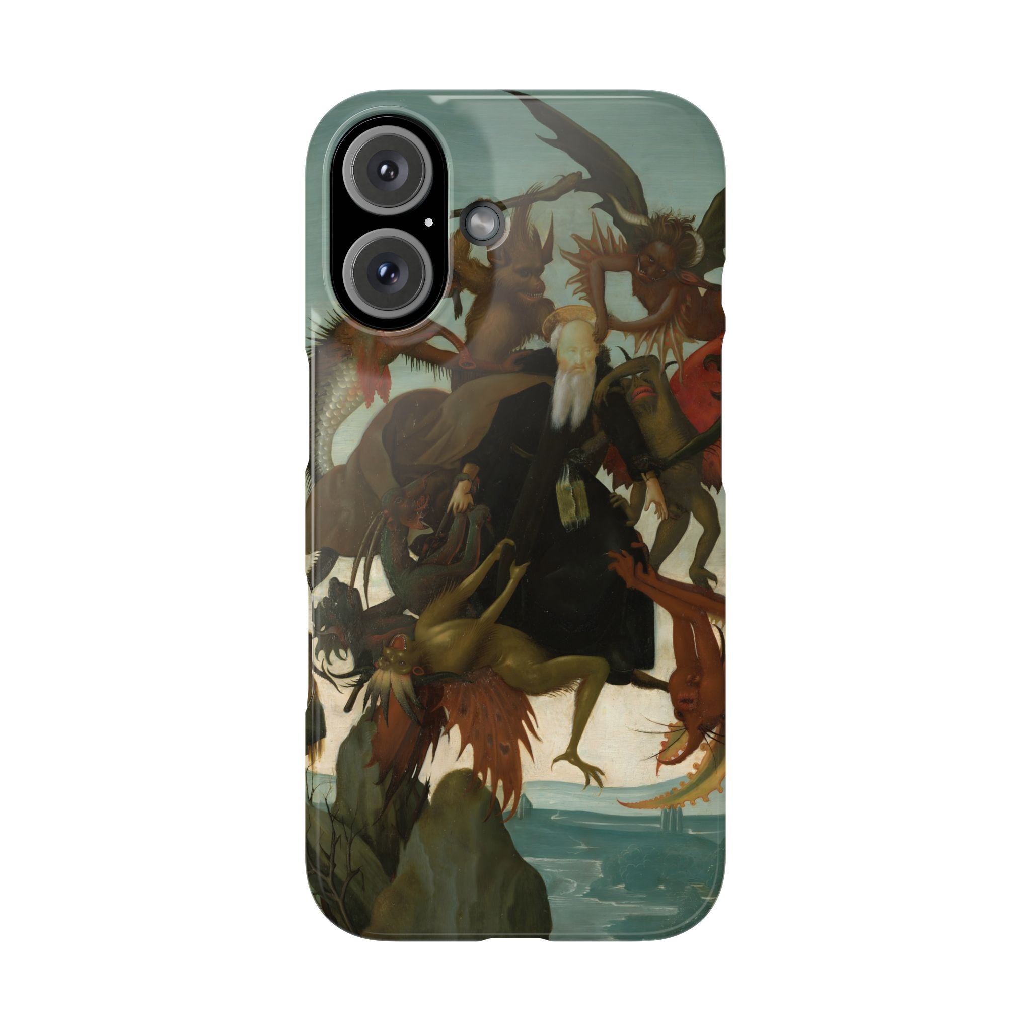 The Torment of Saint Anthony by Michelangelo Buonarroti - iPhone Slim Case