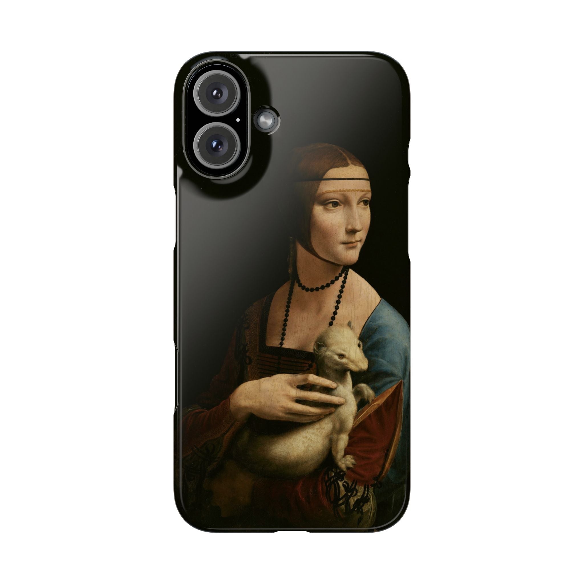 Lady with an Ermine by Leonardo da Vinci - iPhone Slim Case