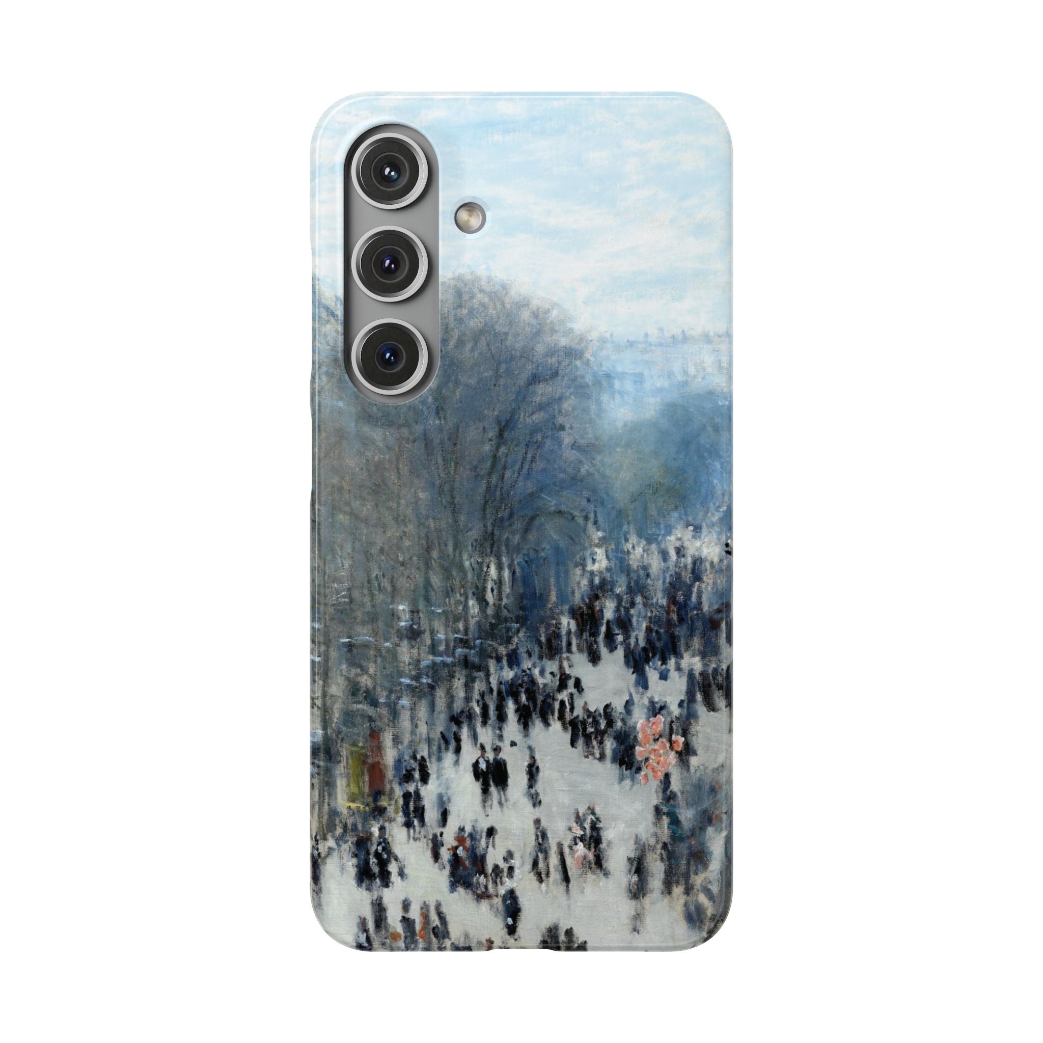 Boulevard des Capucines by Claude Monet - Samsung Slim Case