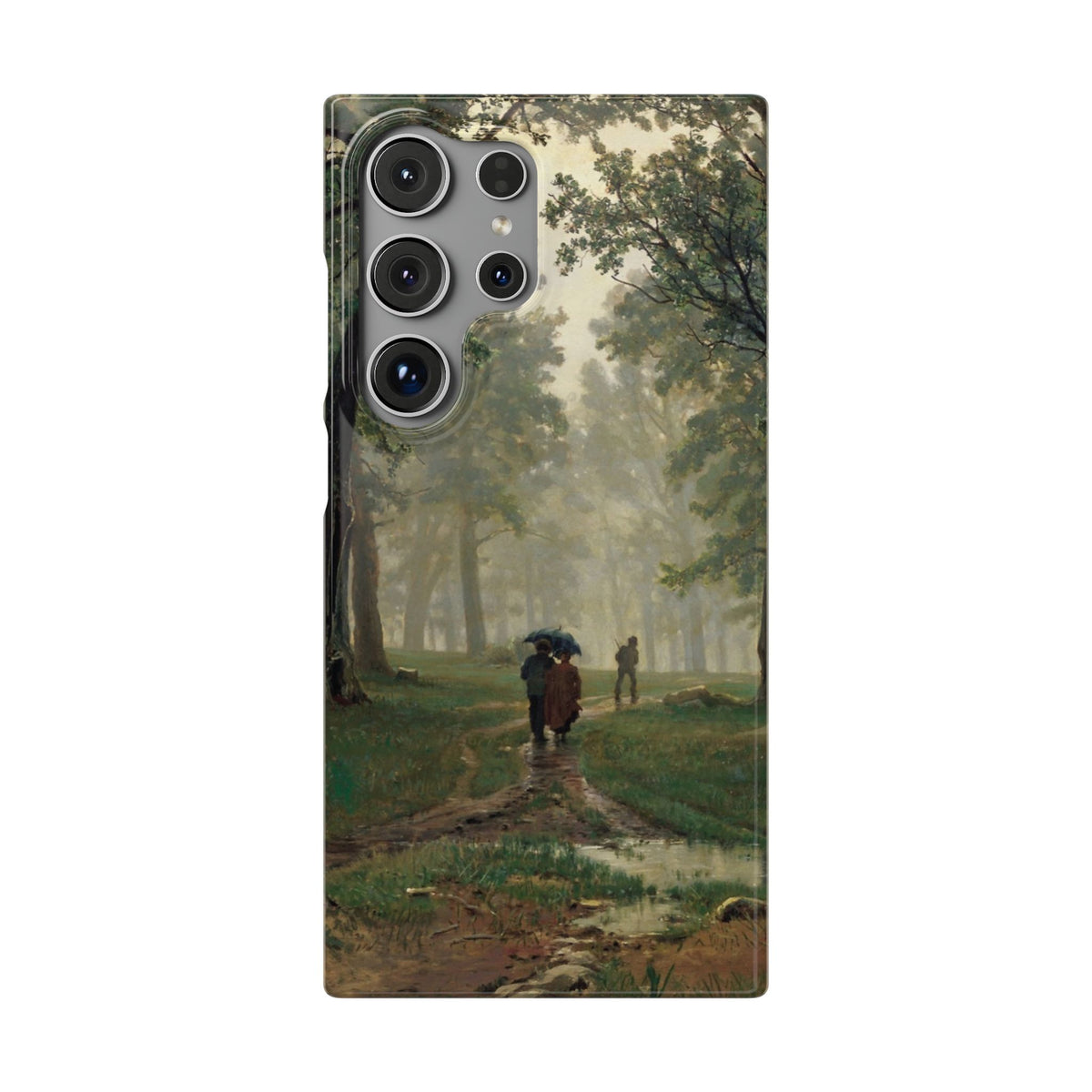 Rain in an Oak Forest by Ivan Ivanovich Shishkin - Samsung Slim Case