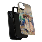 Children at the Beach at Guernsey by Pierre Auguste Renoir - iPhone Tough Case