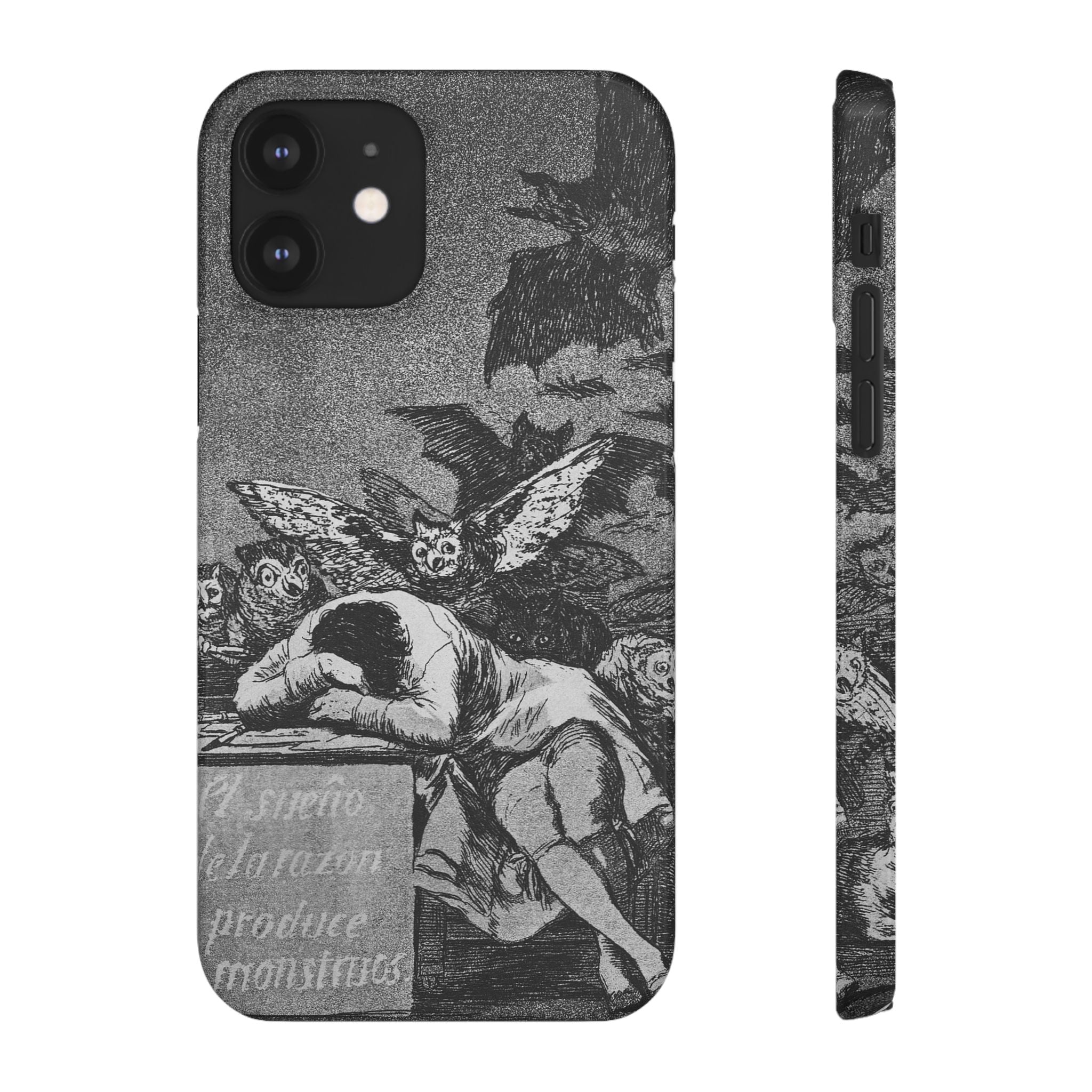 The Sleep of Reason Produces Monsters by Francisco Goya - iPhone Slim Case