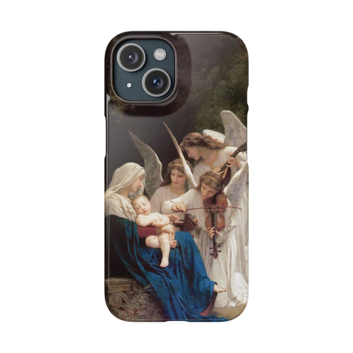 The Virgin of the angels by William-Adolphe Bouguereau - iPhone Slim Case