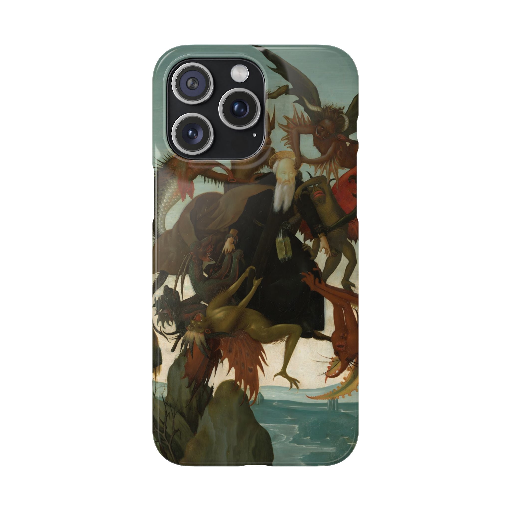 The Torment of Saint Anthony by Michelangelo Buonarroti - iPhone Slim Case