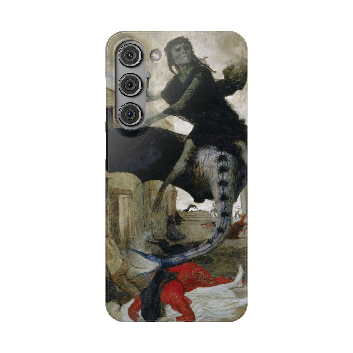 The Plague by Arnold Böcklin - Samsung Slim Case