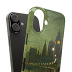 Reflections on the Thames by John Atkinson Grimshaw - iPhone Slim Case
