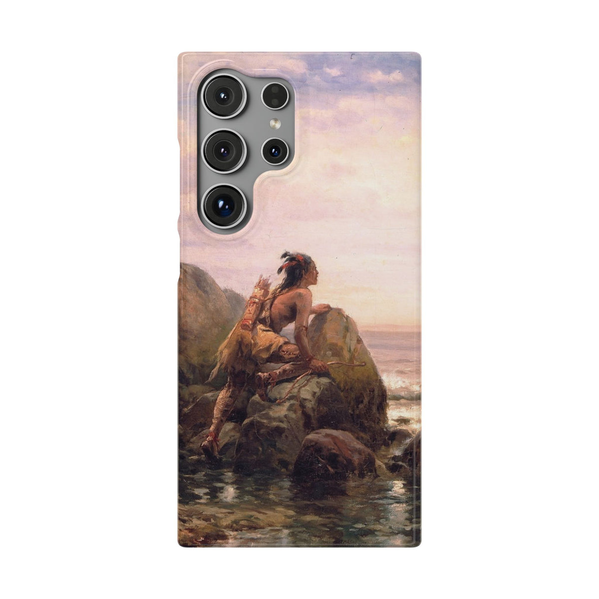 Henrik Hudson entering New York Harbor by Edward Moran - Samsung Slim Case