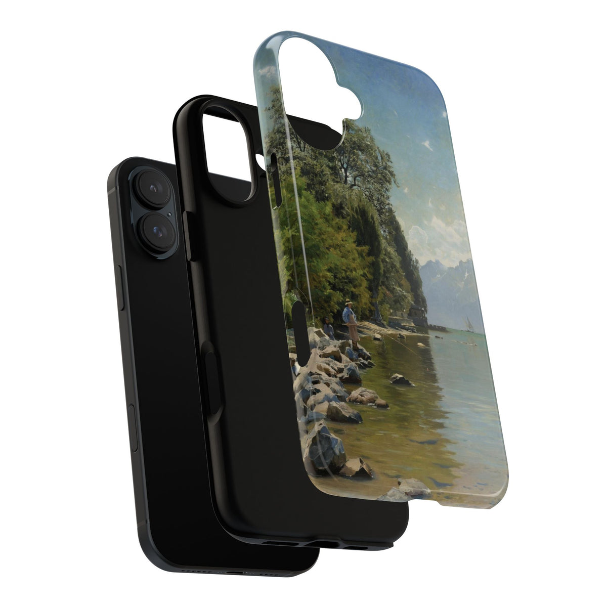 Lac Leman by Peder Mork Monsted - iPhone Tough Case