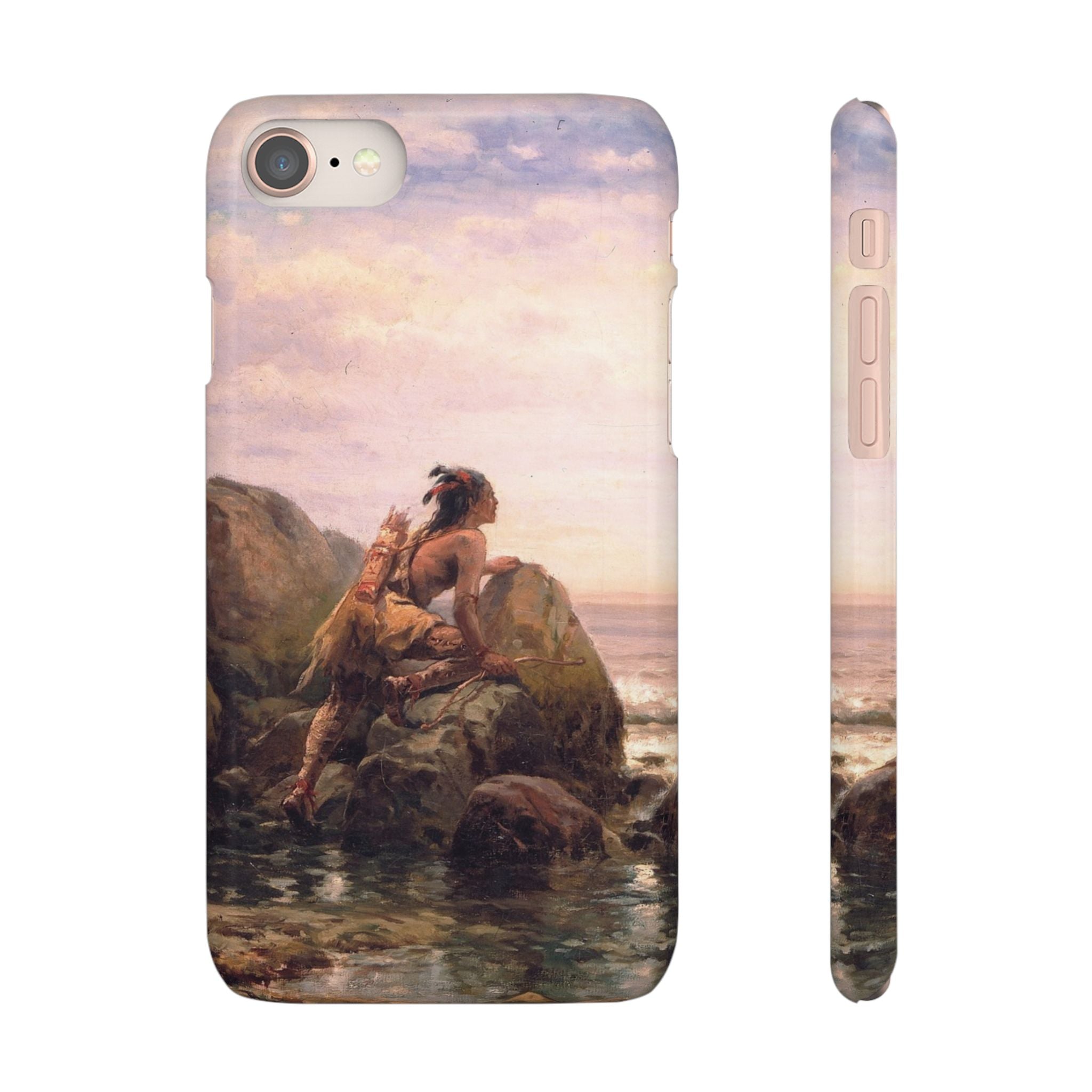 Henrik Hudson entering New York Harbor by Edward Moran - iPhone Slim Case