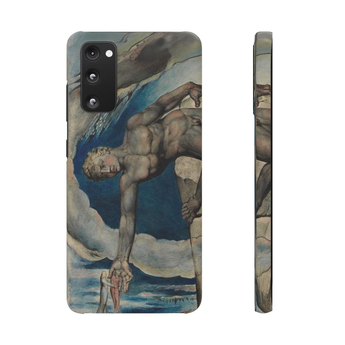Antaeus setting down Dante and Virgil in the Last Circle of Hell by William Blake - Samsung Slim Case