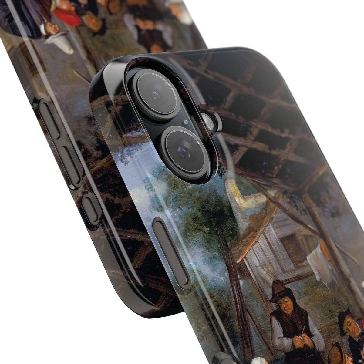 Peasants Drinking by Adriaen van Ostade - iPhone Slim Case