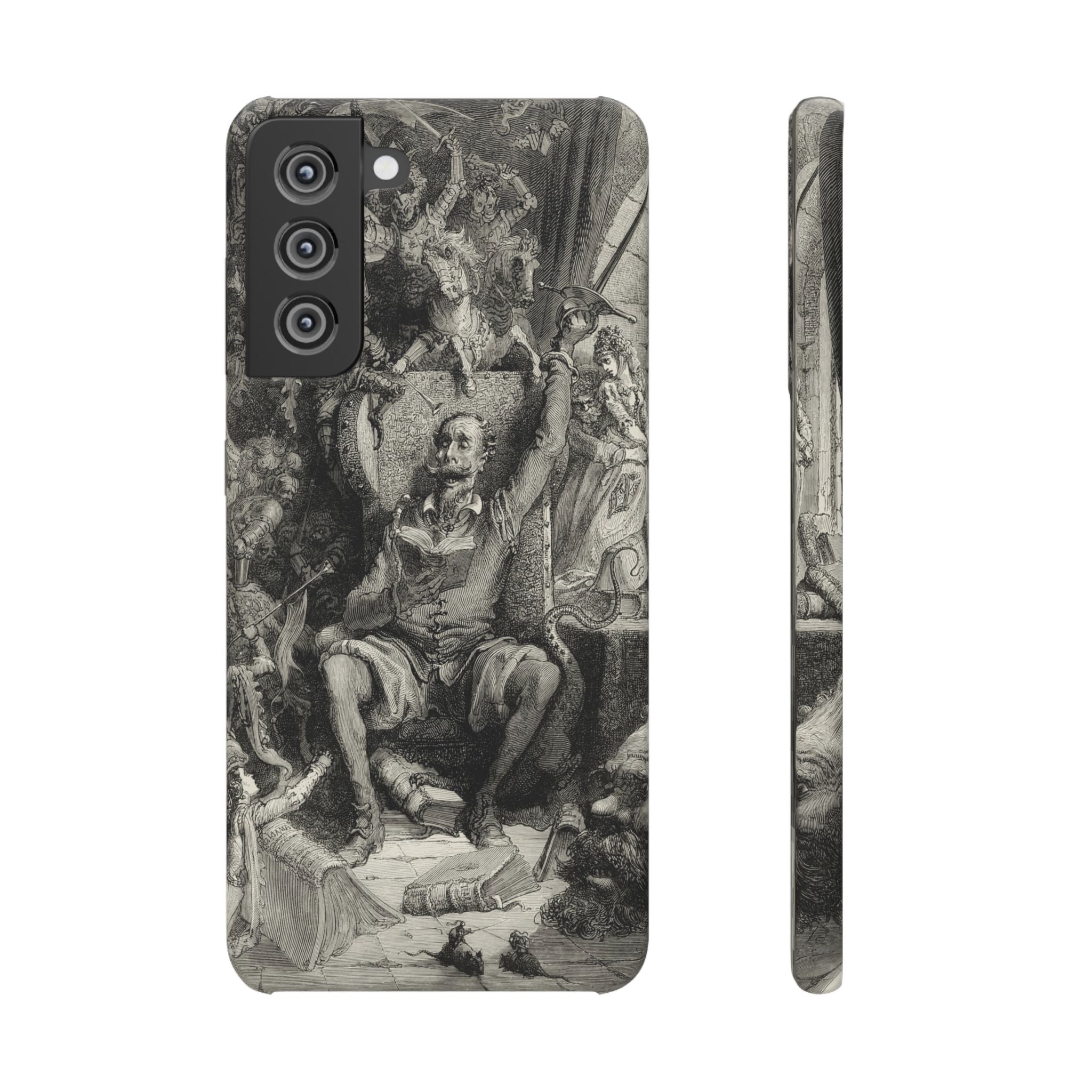 Don Quixote and His Visions by Gustave Doré - Samsung Slim Case