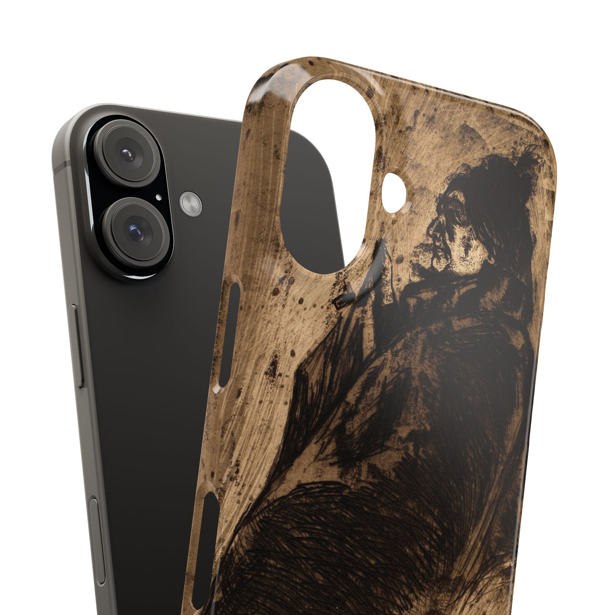 Alte Frau von Edvard Munch – iPhone Slim Case