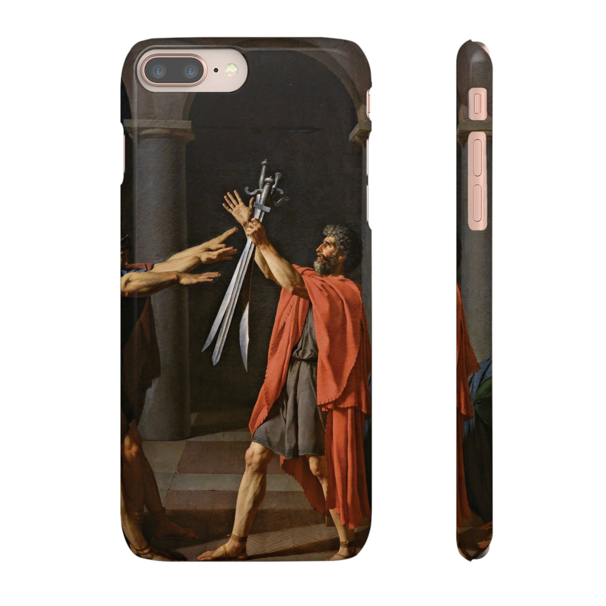 Oath of the Horatii by Jacques-Louis David - iPhone Slim Case