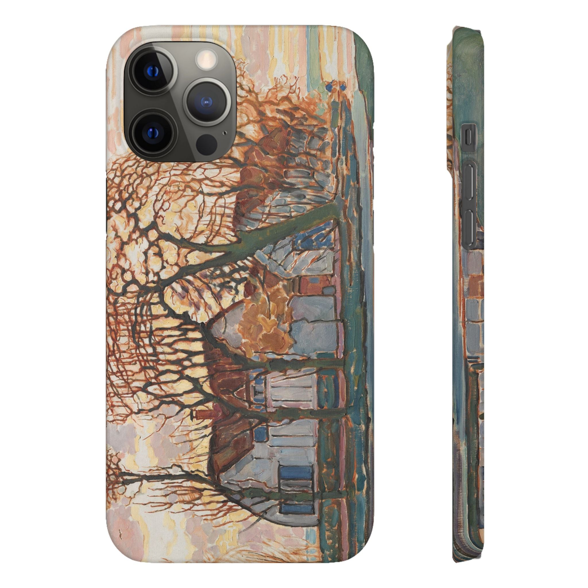 Farm near Duivendrecht by Piet Mondrian - iPhone Slim Case