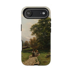 Swiss Landscape by Ivan Ivanovich Shishkin - iPhone Tough Case