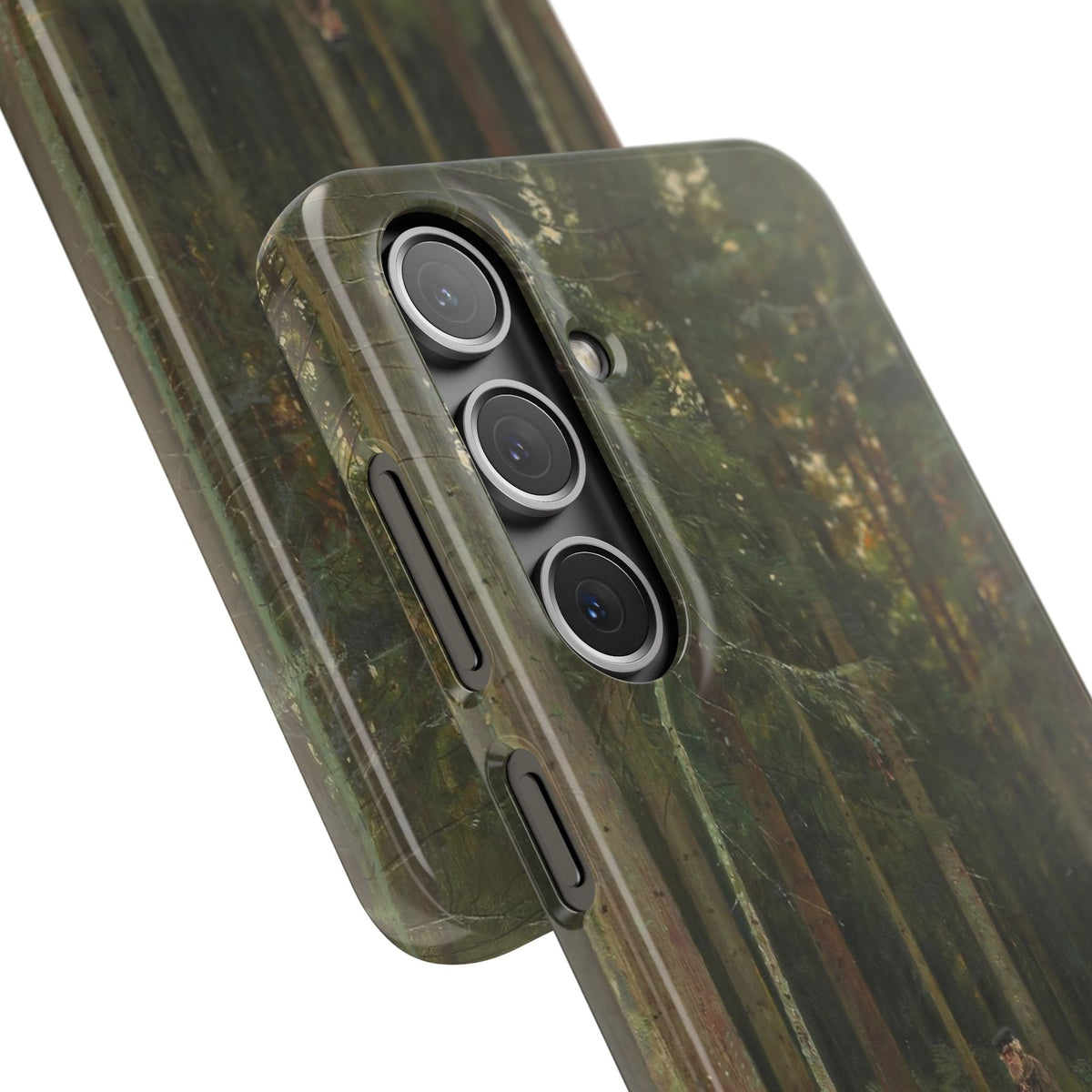 In the Forest of Countess Mordvinova Petergof by Ivan Ivanovich Shishkin - Samsung Slim Case
