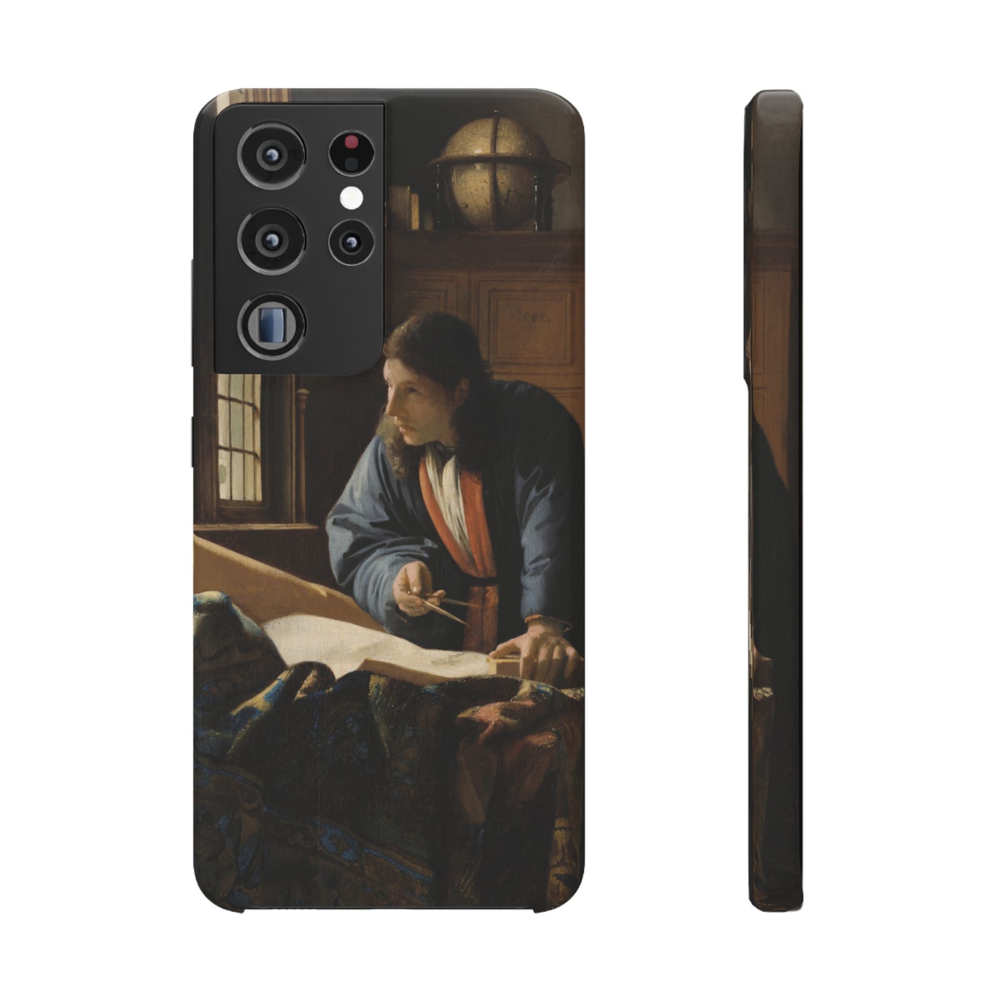 The Geographer by Johannes Vermeer - Samsung Slim Case