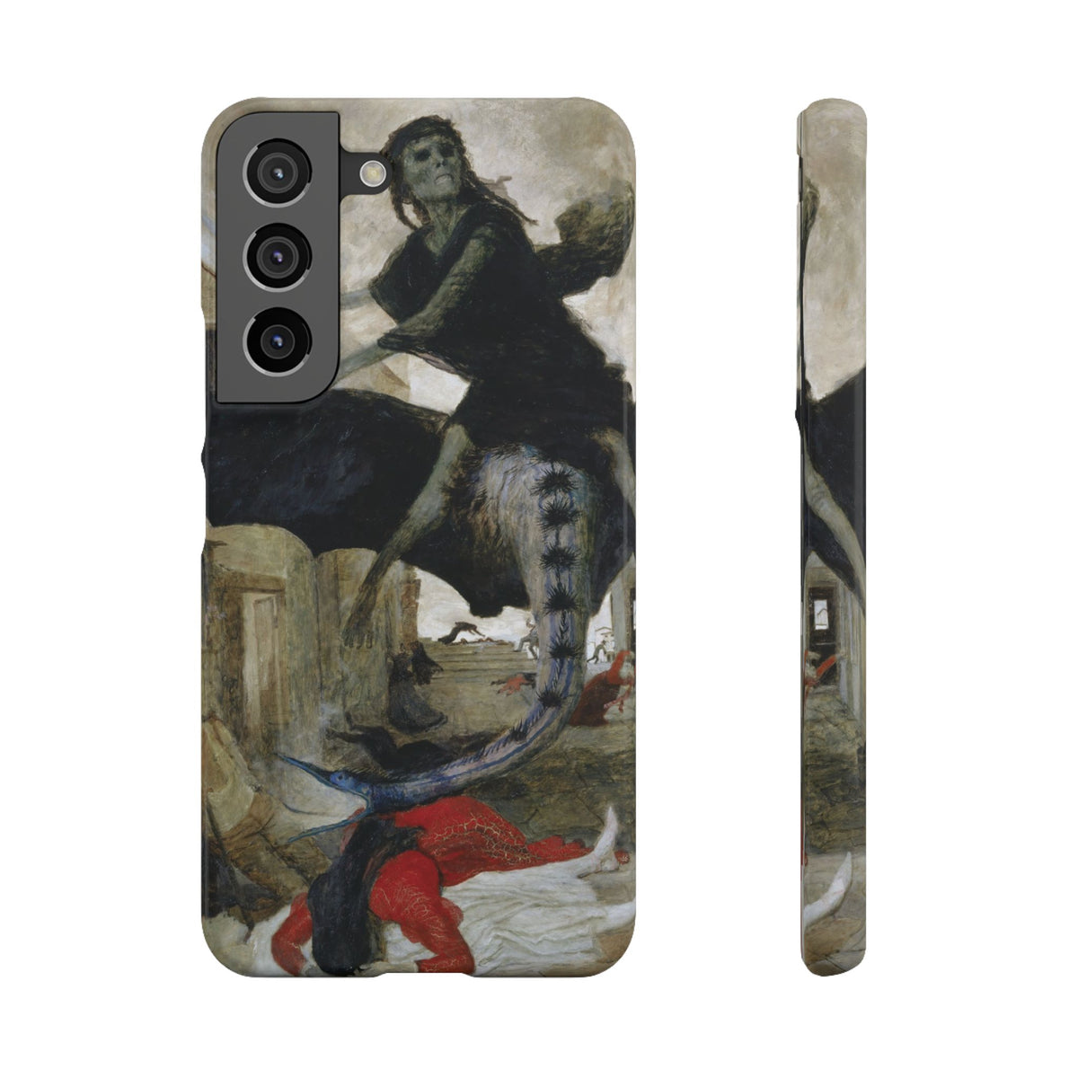 The Plague by Arnold Böcklin - Samsung Slim Case