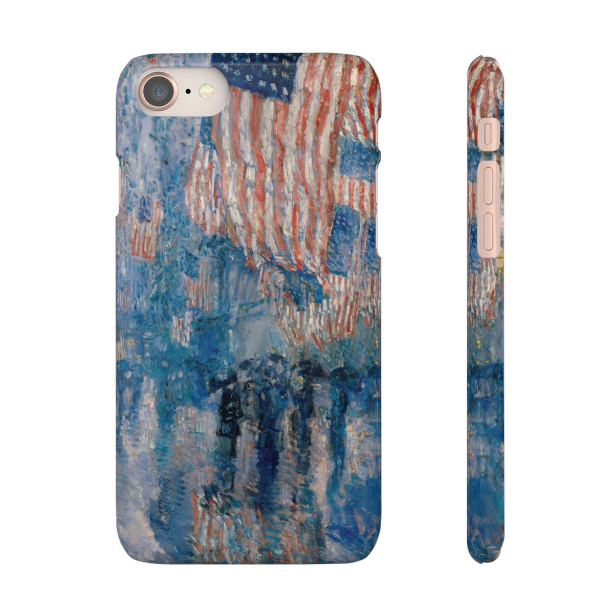 The Avenue in the Rain by Childe Hassam - iPhone Slim Case
