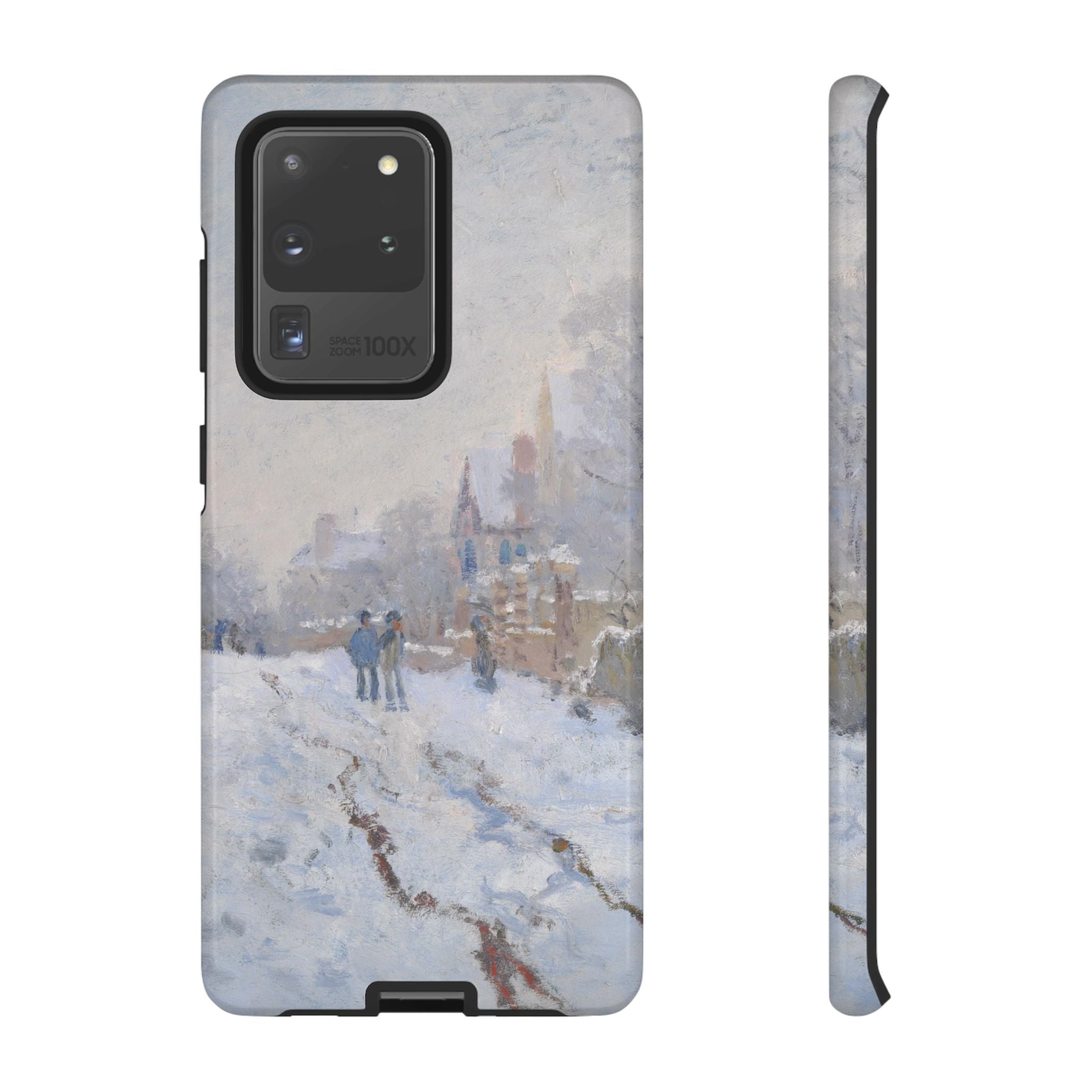 Snow Scene at Argenteuil by Claude Monet - Samsung Tough Case