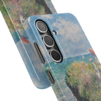 Cliff Walk at Pourville by Claude Monet - Samsung Slim Case