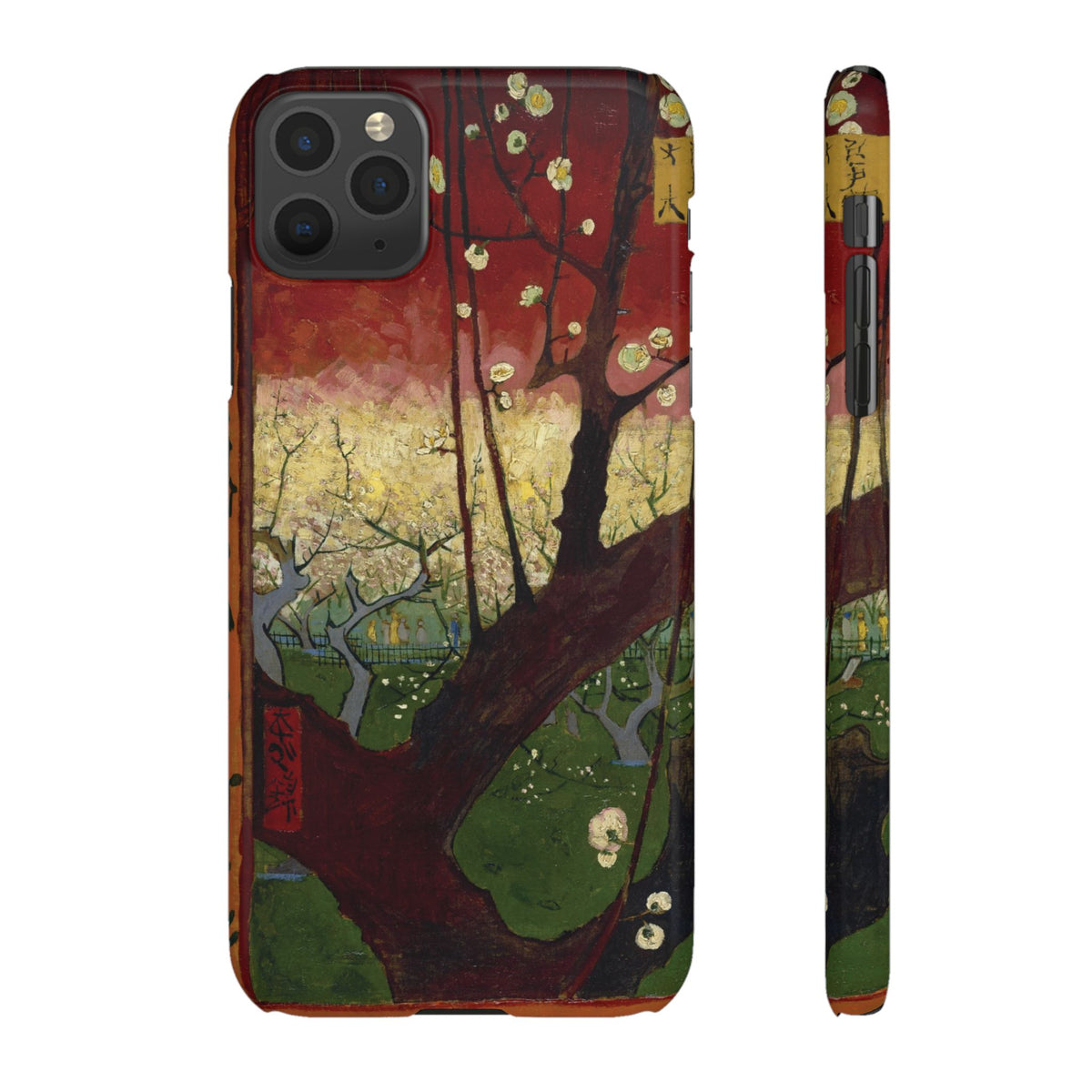 Flowering Plum Tree after Hiroshige by Vincent van Gogh - iPhone Slim Case